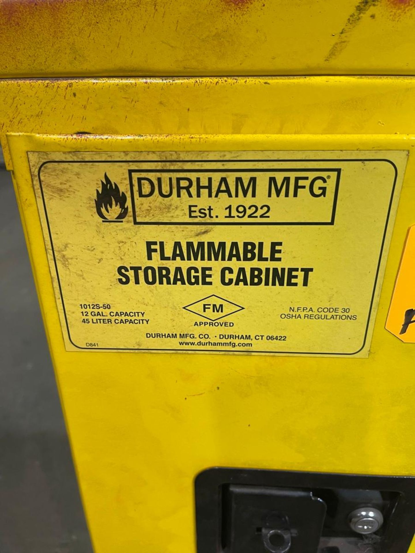 Lot of (2) Flammable Safety Storage Cabinet - Image 2 of 4