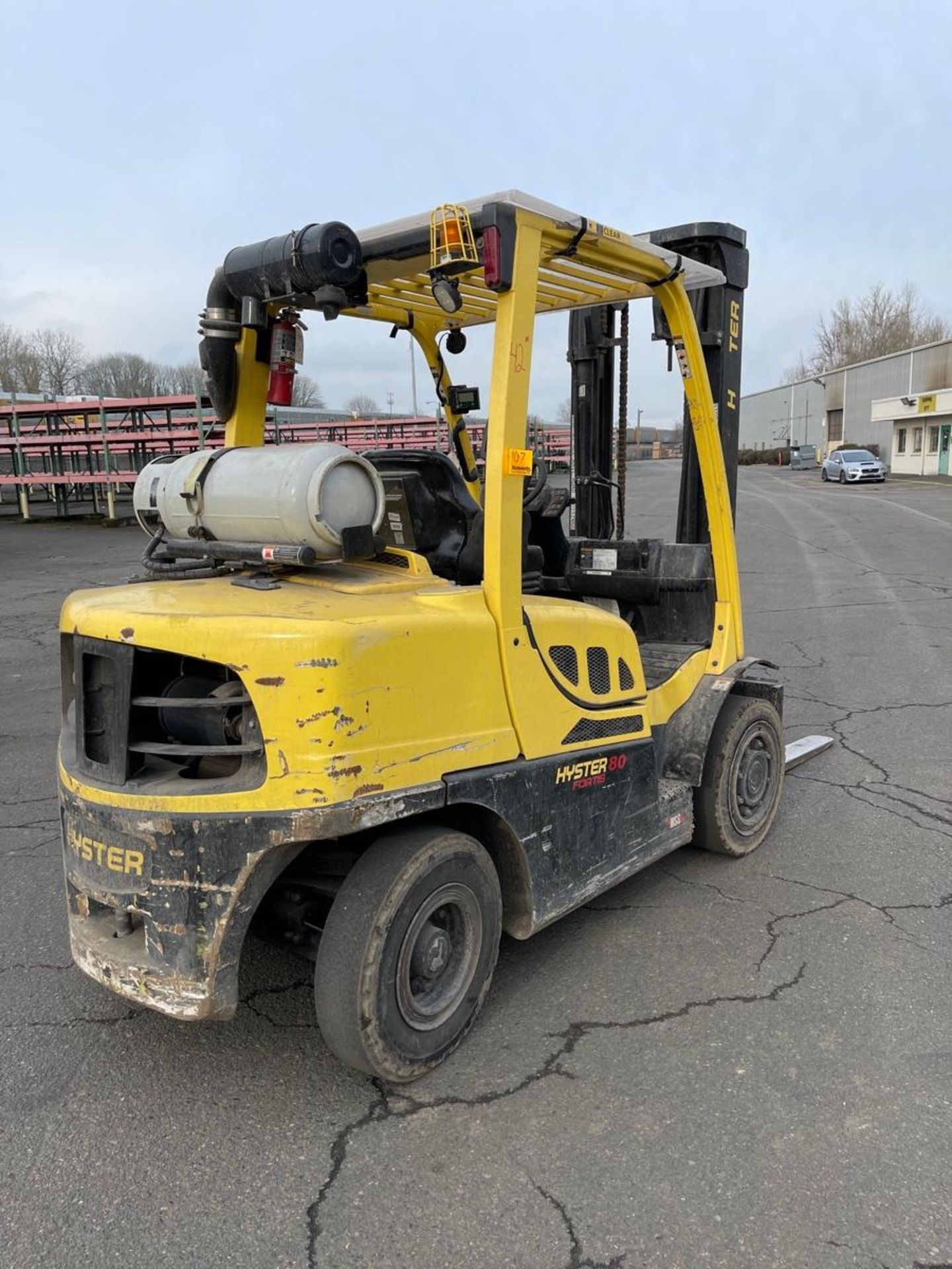 Hyster Model H80FT 8,000 Lb. Capacity LP Fork Truck - Image 3 of 7