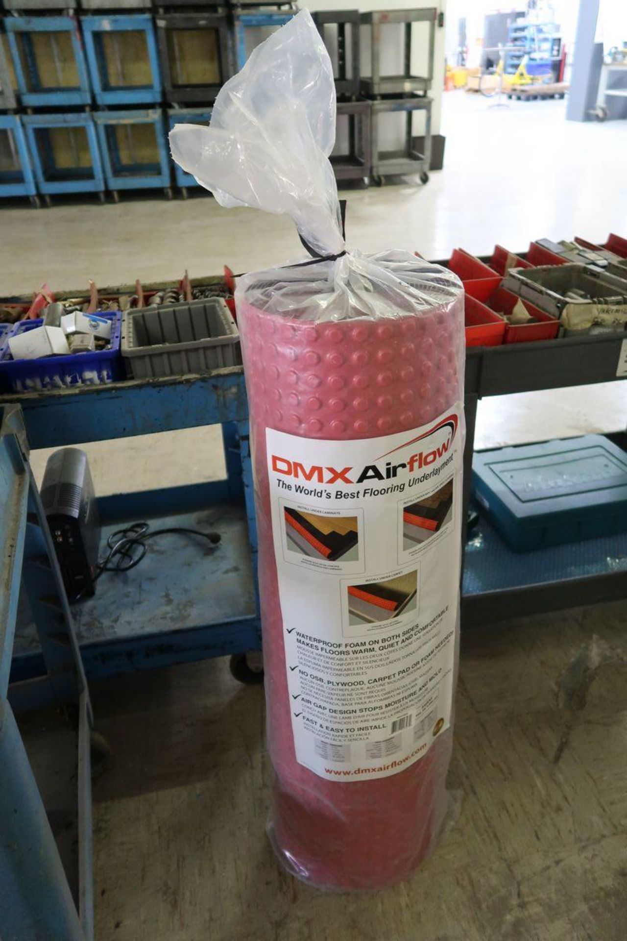 DMX Airflow 100 sq.ft. Roll of Floor Underlayment - Image 2 of 2