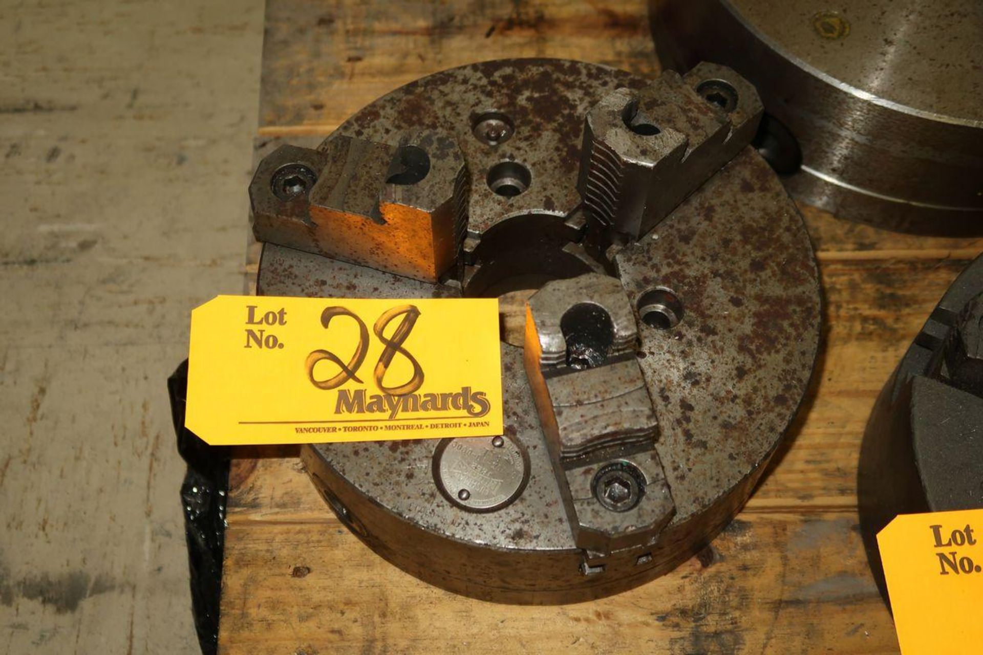 Cushman 10" 3-Jaw Lathe Chuck