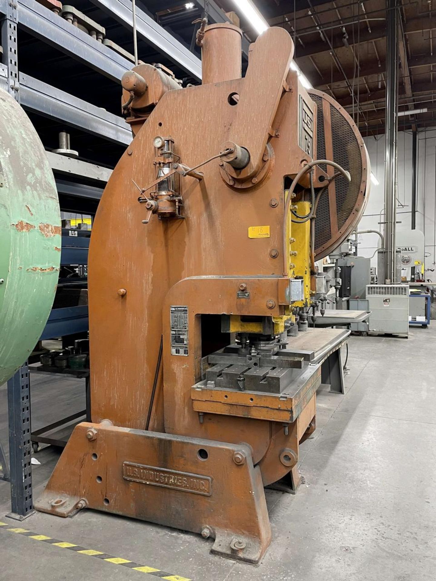 U.S. Industries 75-Ton OBI Punch Press - Image 6 of 7