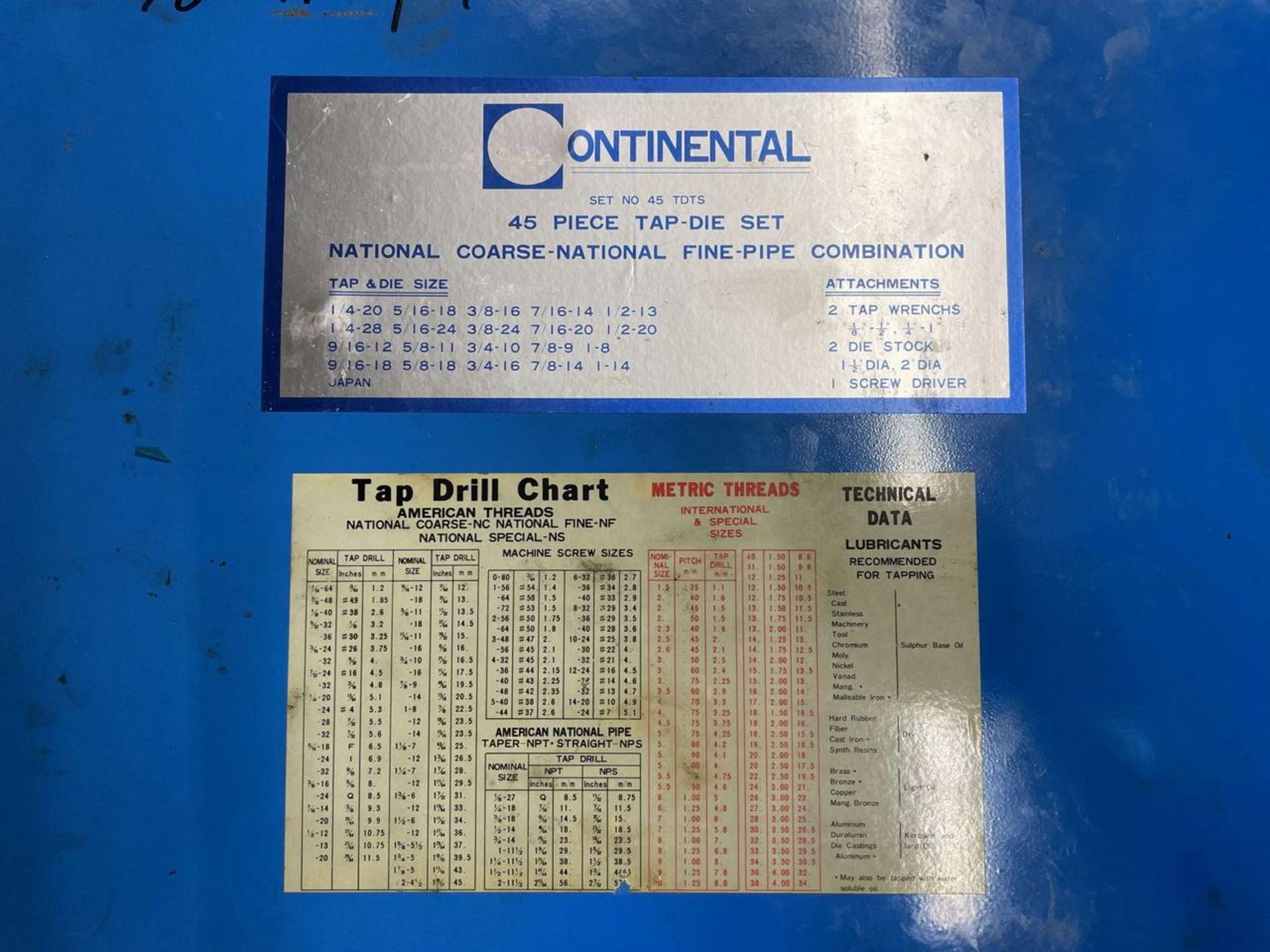 Continental Tap-Die Set (Incomplete) - Image 2 of 3