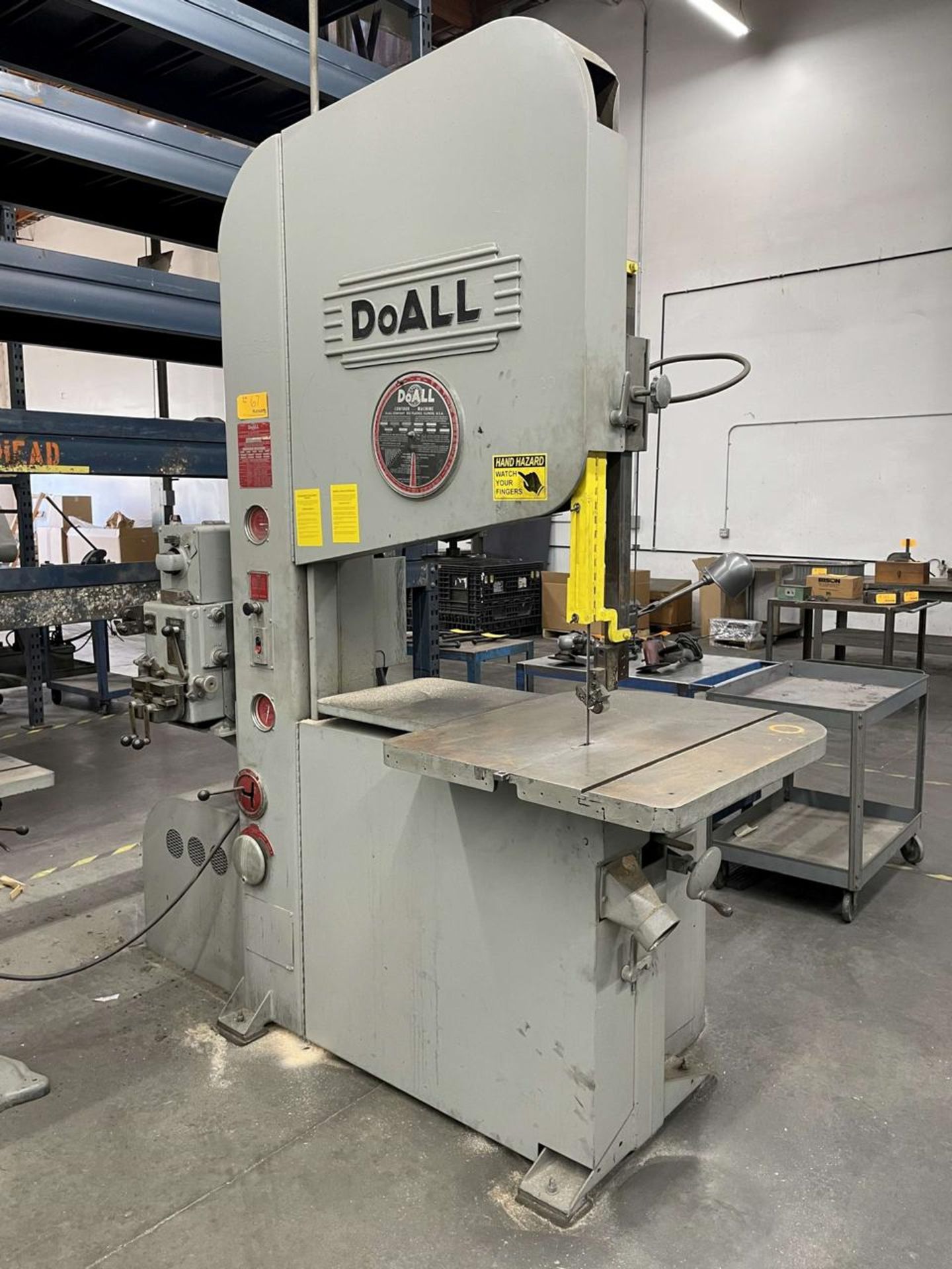 DoAll 36" Vertical Band Saw (Model ZW-3620)