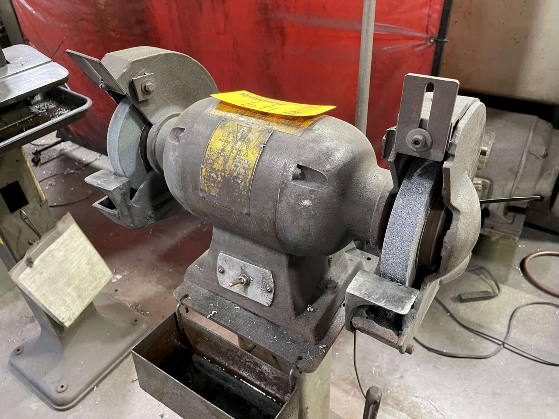 8" Bench Grinder on Pedestal - Image 2 of 3