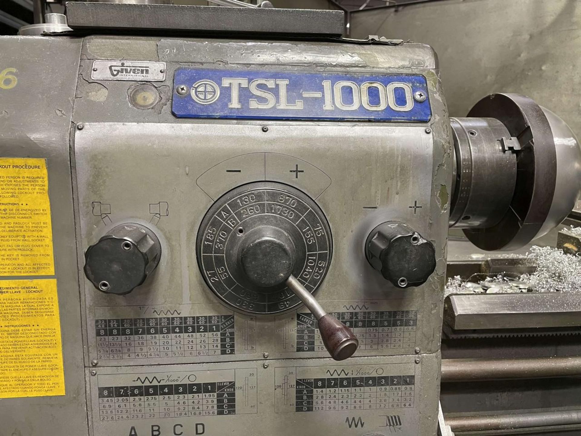 Tudor-Max TSL-1000 Engine Lathe - Image 5 of 6