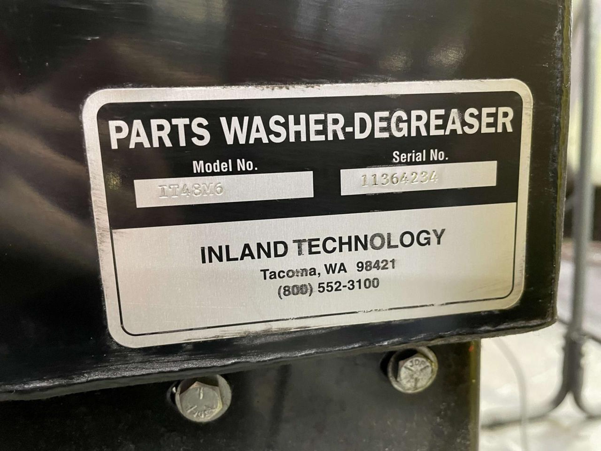 Inland Technology Model IT48M6 Parts Washer-Degreaser - Image 4 of 4