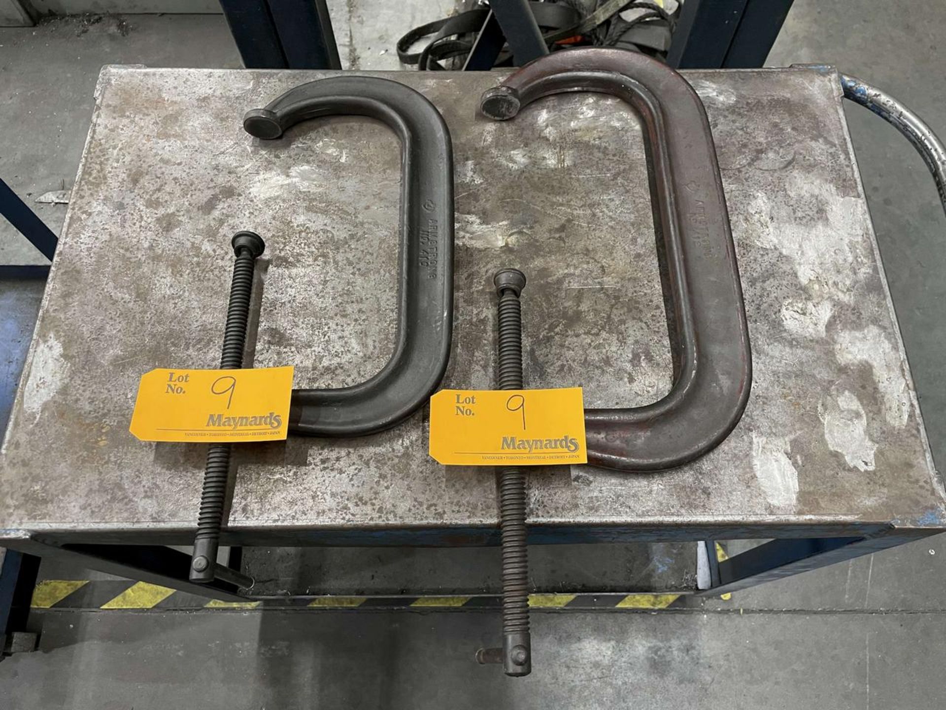 (1) Armstrong No. 410 10" C-Clamp