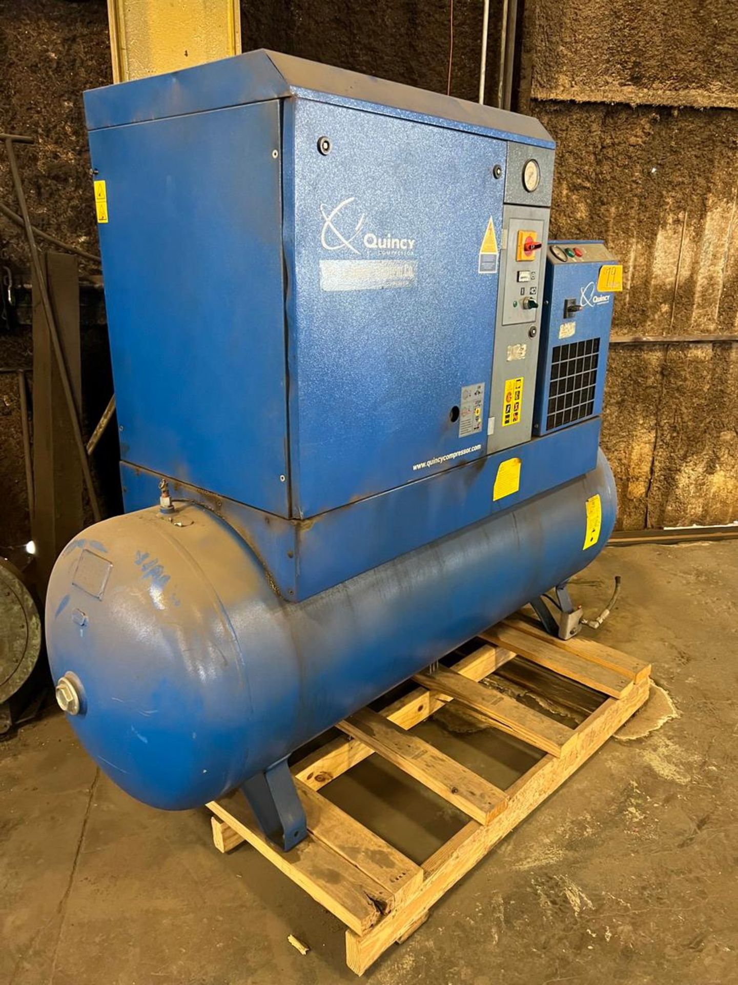 2007 Quincy 15 Hp. Air compressor - Image 3 of 4
