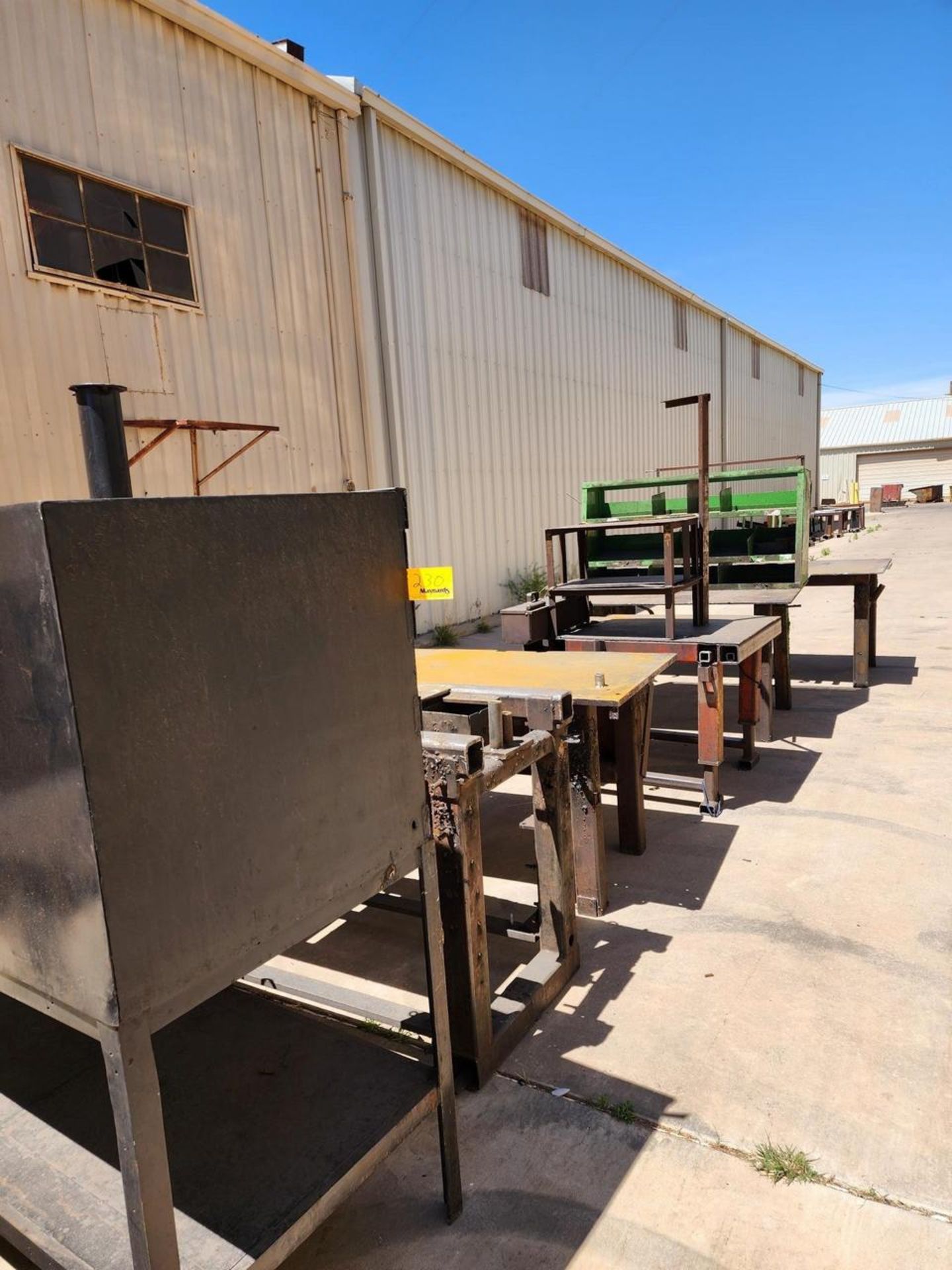 Lot of 5 Welding Tables