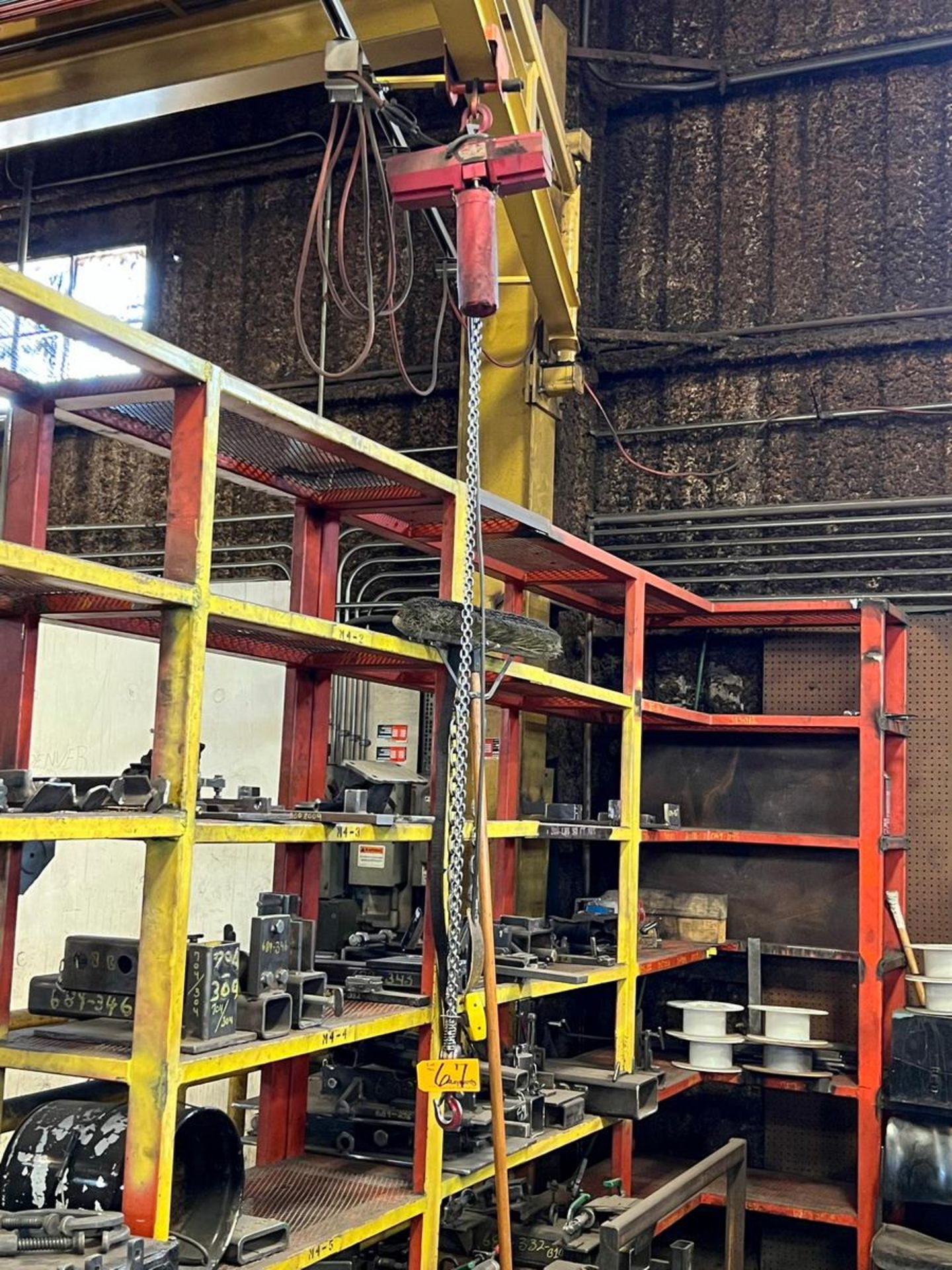 Post mounted 200 lb. 20' L Jib crane - Image 3 of 6
