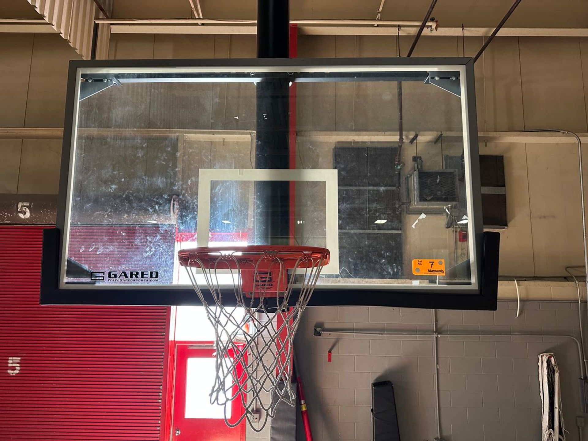 Gared Ceiling Pole Mounted Basketball Hoop