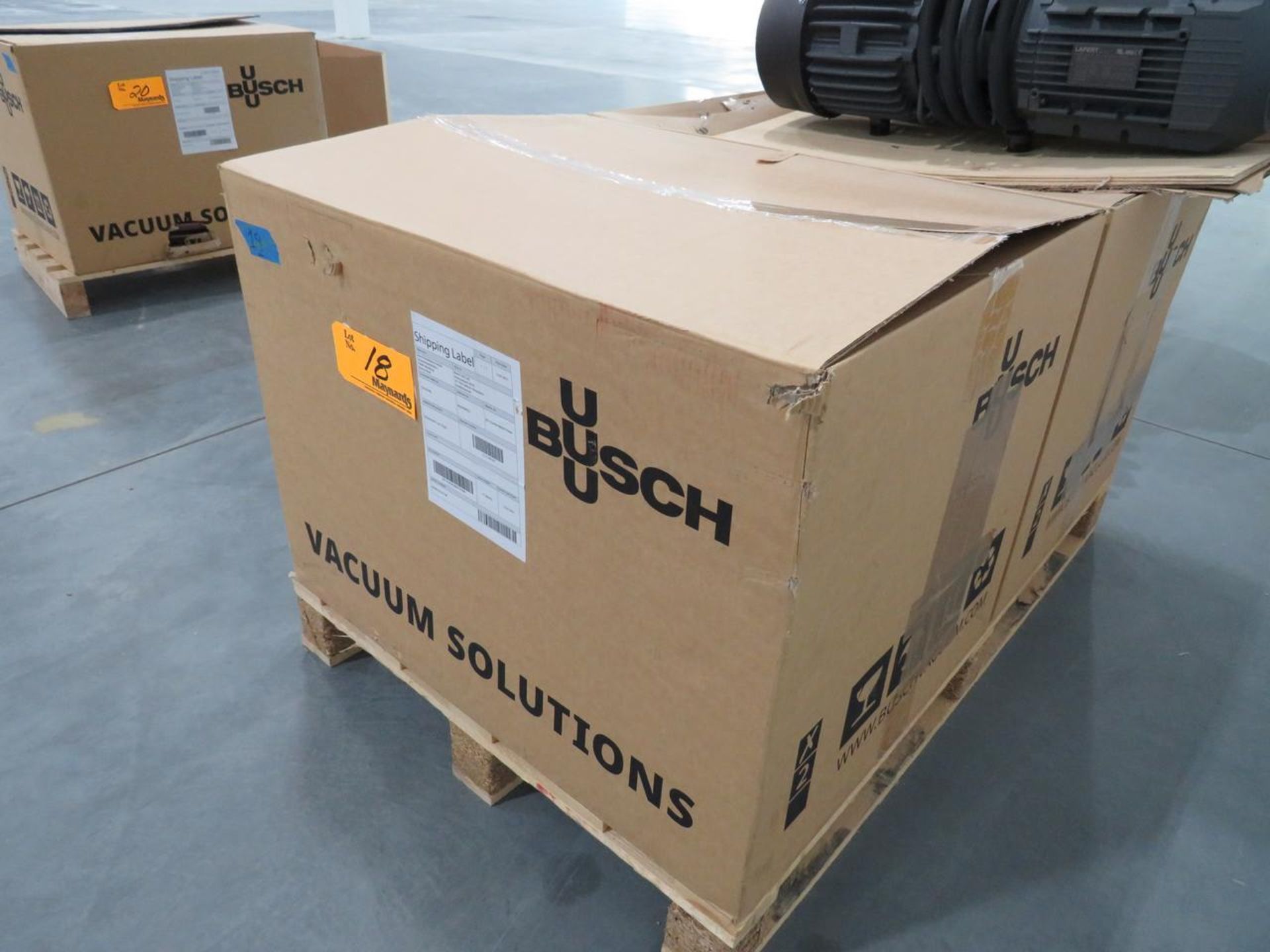 { Choice of lots 18, 19, 20 } 2021 Busch RA 0100 F 503 Vacuum Pump S/N