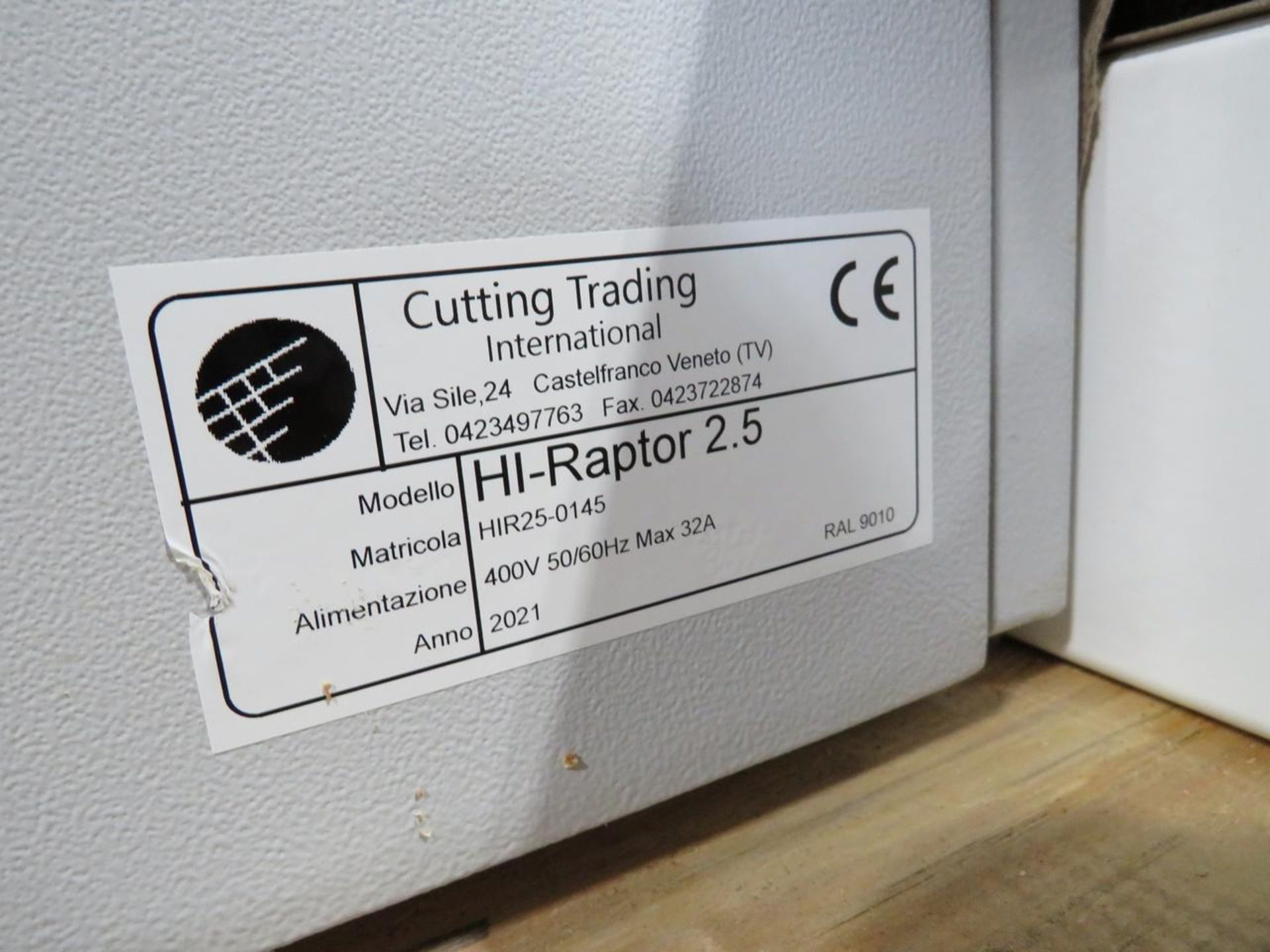 2021 Cutting Trading International Hi-Raptor 2.5 Automated Cutting System - Image 8 of 23