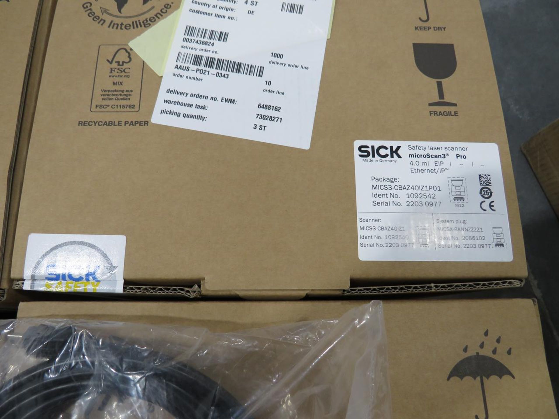2021 SICK Box of MicroScan 3 Safety Laser Scanners - Image 10 of 12