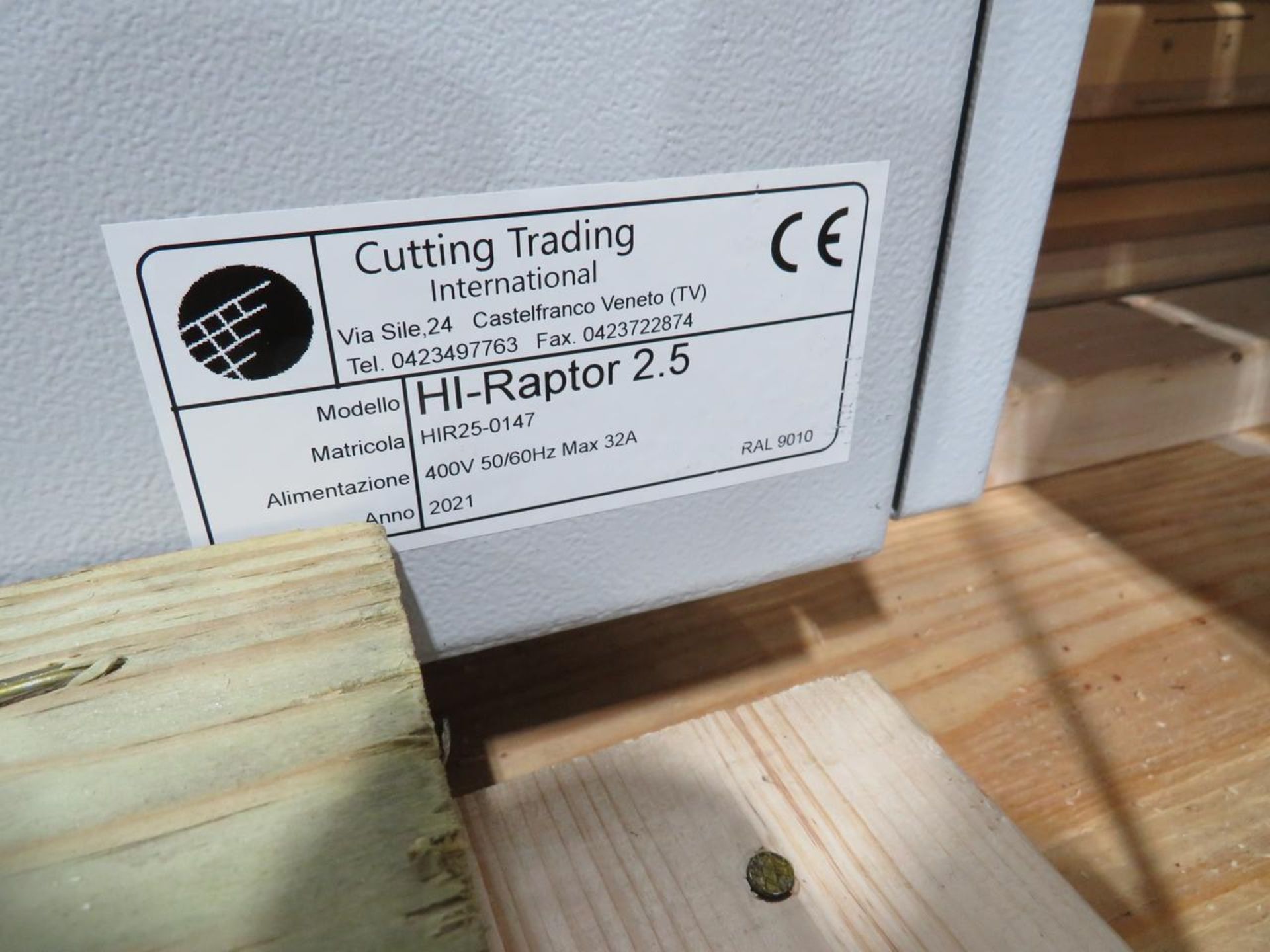 2021 Cutting Trading International Hi-Raptor 2.5 Automated Cutting System - Image 10 of 24