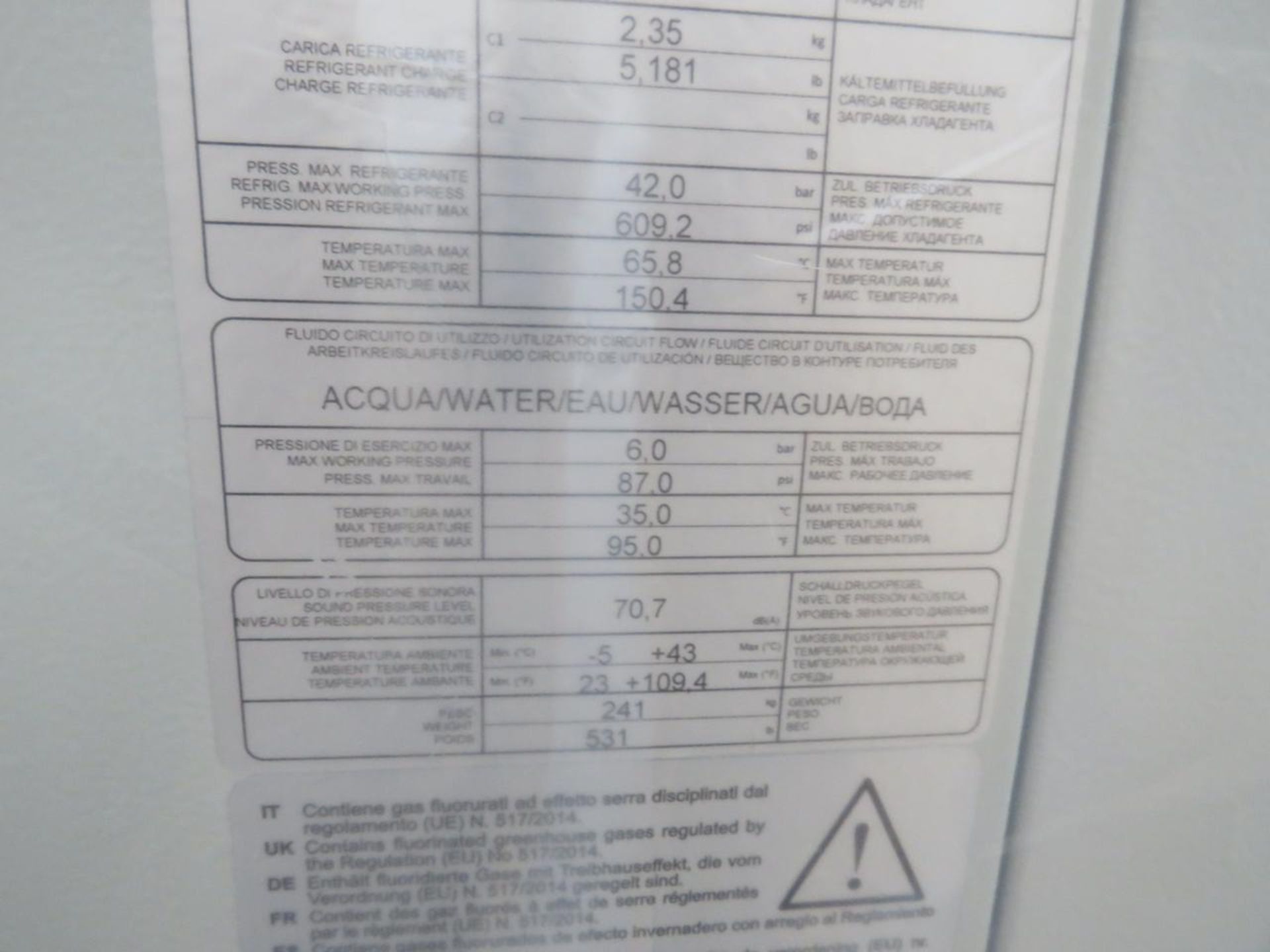 2021 MTA TAEevoTECH 051 Industrial Process Water Chiller - Image 14 of 23