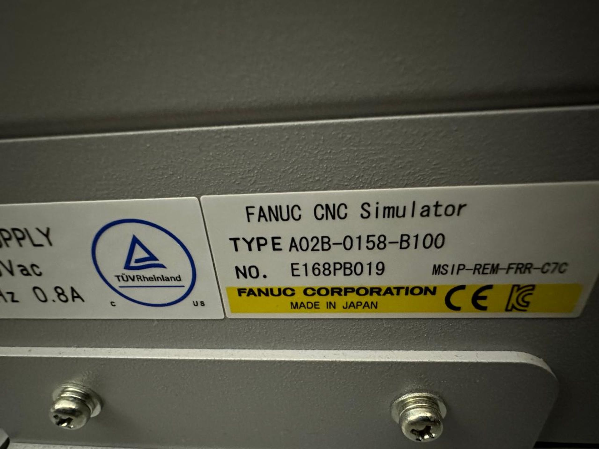 Fanuc A02B-0158-B100 (3) CNC Simulators - Image 5 of 6