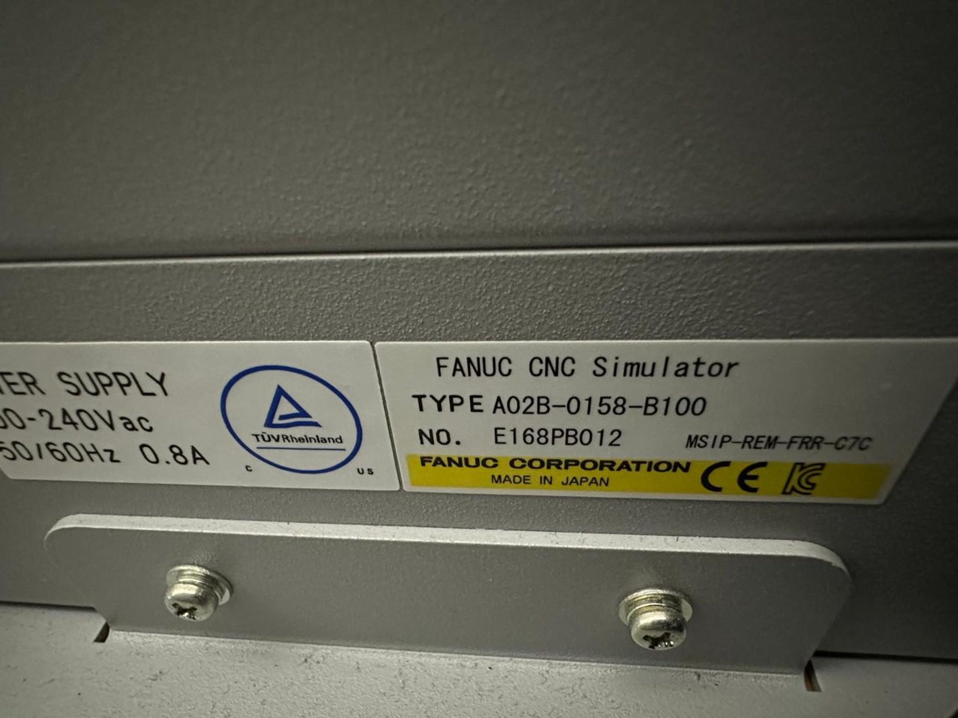 Fanuc A02B-0158-B100 (3) CNC Simulators - Image 6 of 6