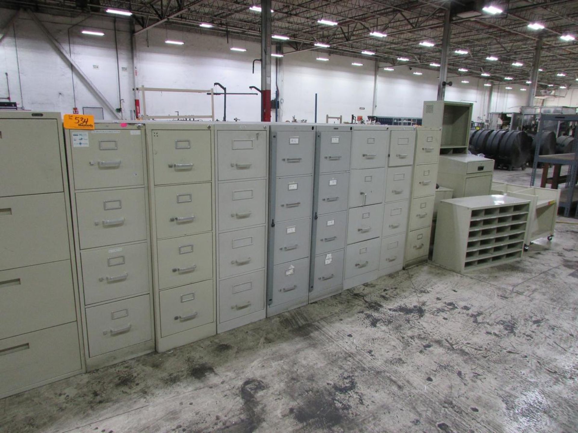 (15) 4-Drawer Vertical File Cabinets