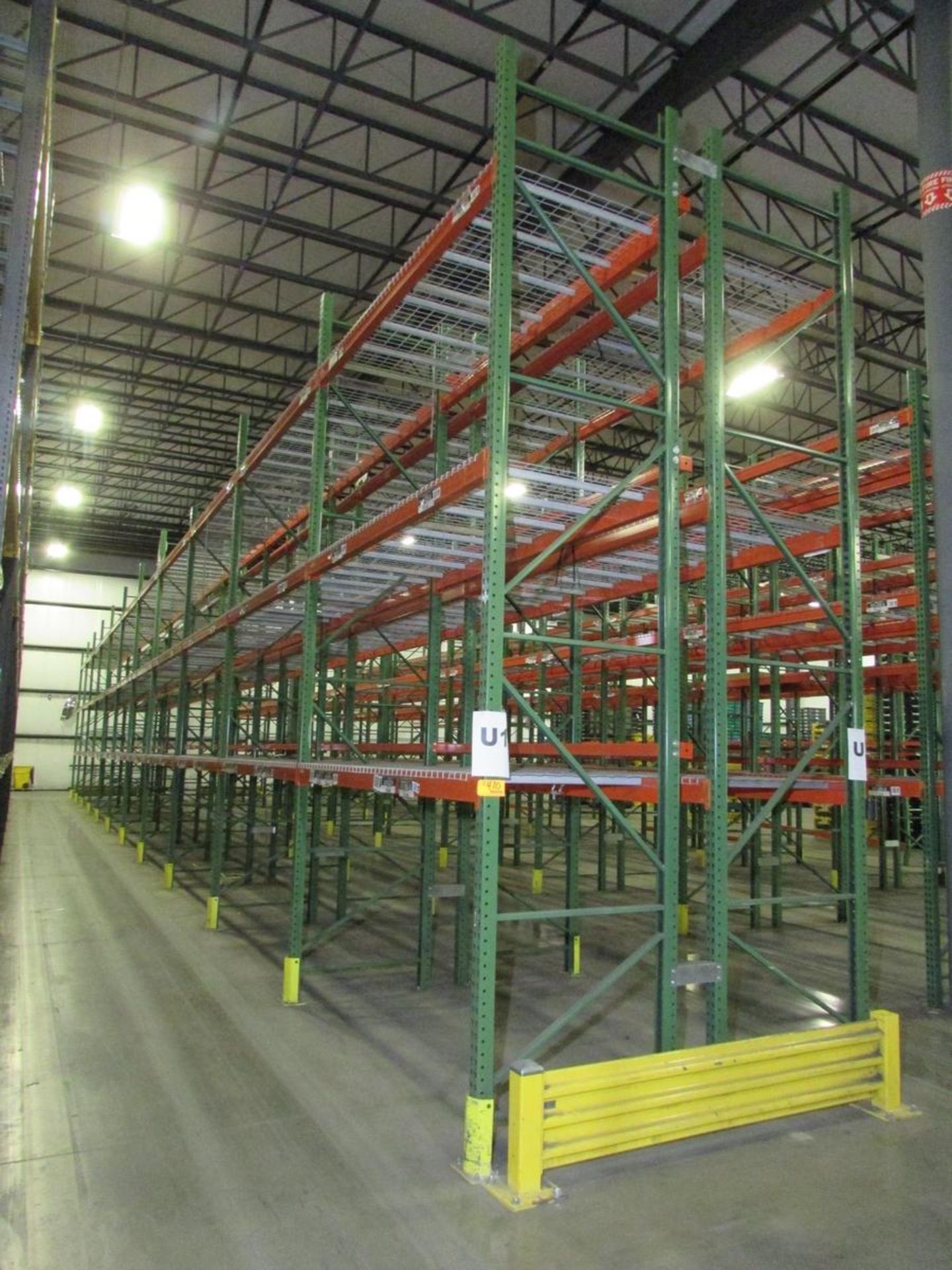 (42) Sections of Adjustable Pallet Racking