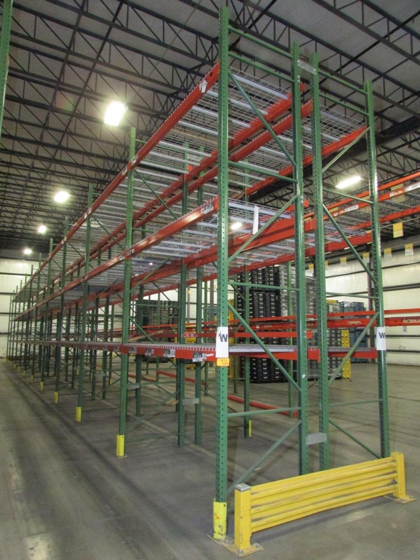 (30) Sections of Adjustable Pallet Racking