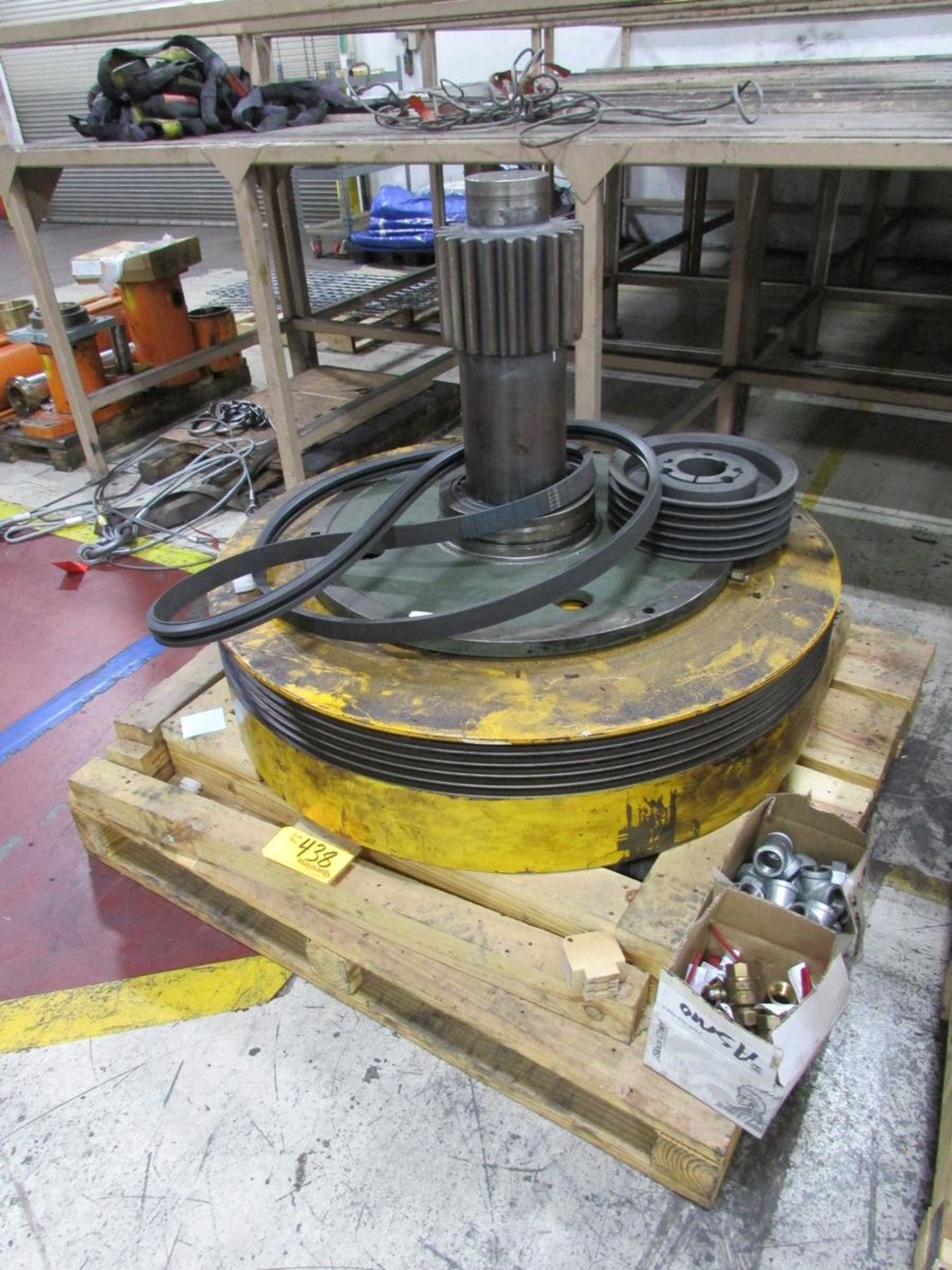 Aida Unused 500-Ton Press Flywheel