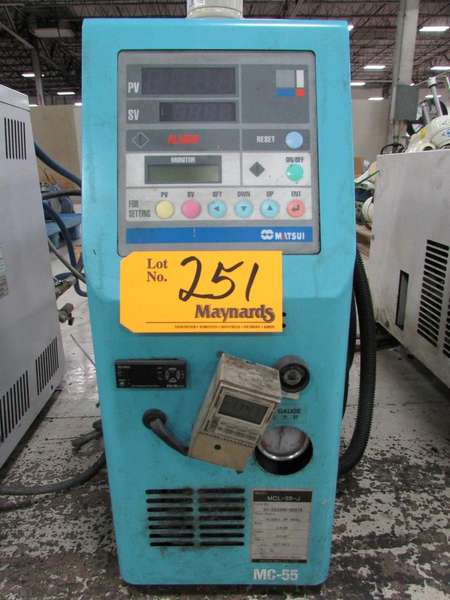 2012 Matsui MCL-55-J Mold Temperature Controller - Image 2 of 6