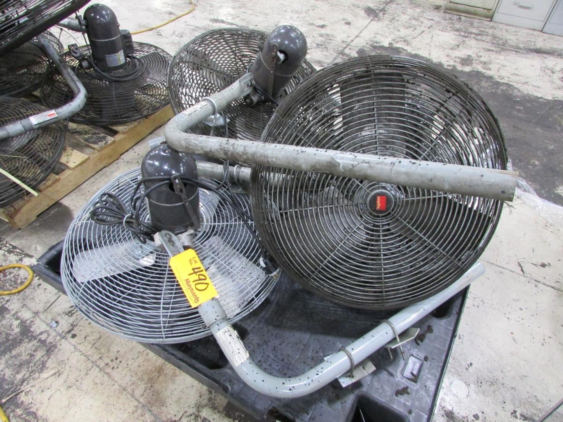 (4) 24" Wall Mounted Fans