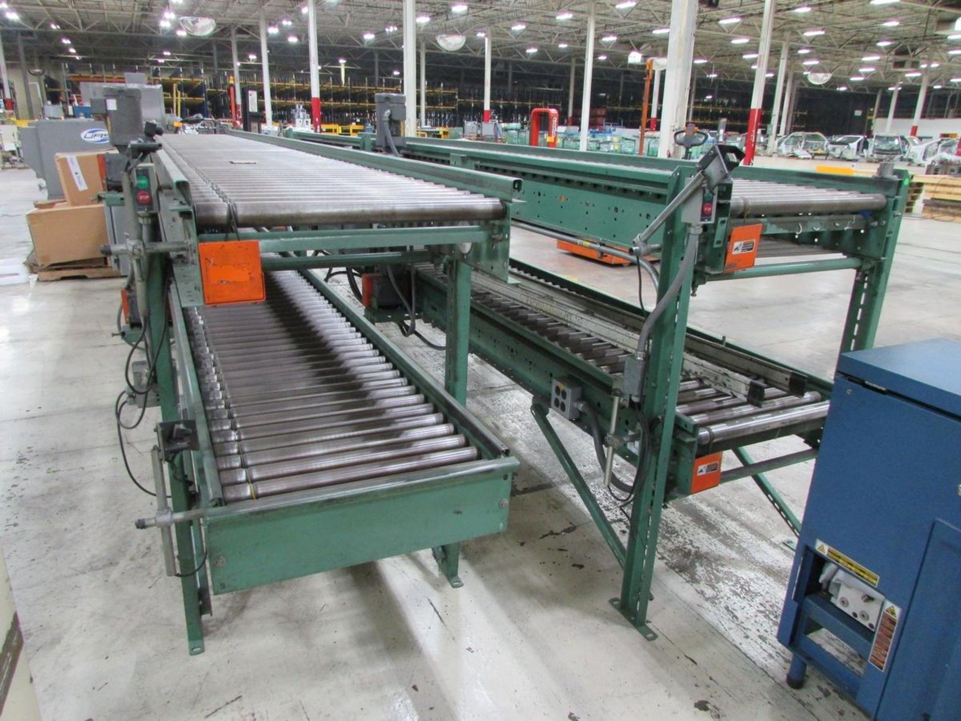 Roach Conveyors (2) 17'x2' Double Deck Powered Roller Conveyor Sections - Image 2 of 6
