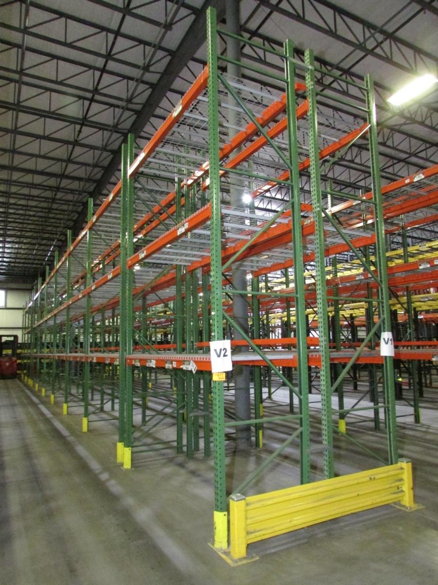 (42) Sections of Adjustable Pallet Racking