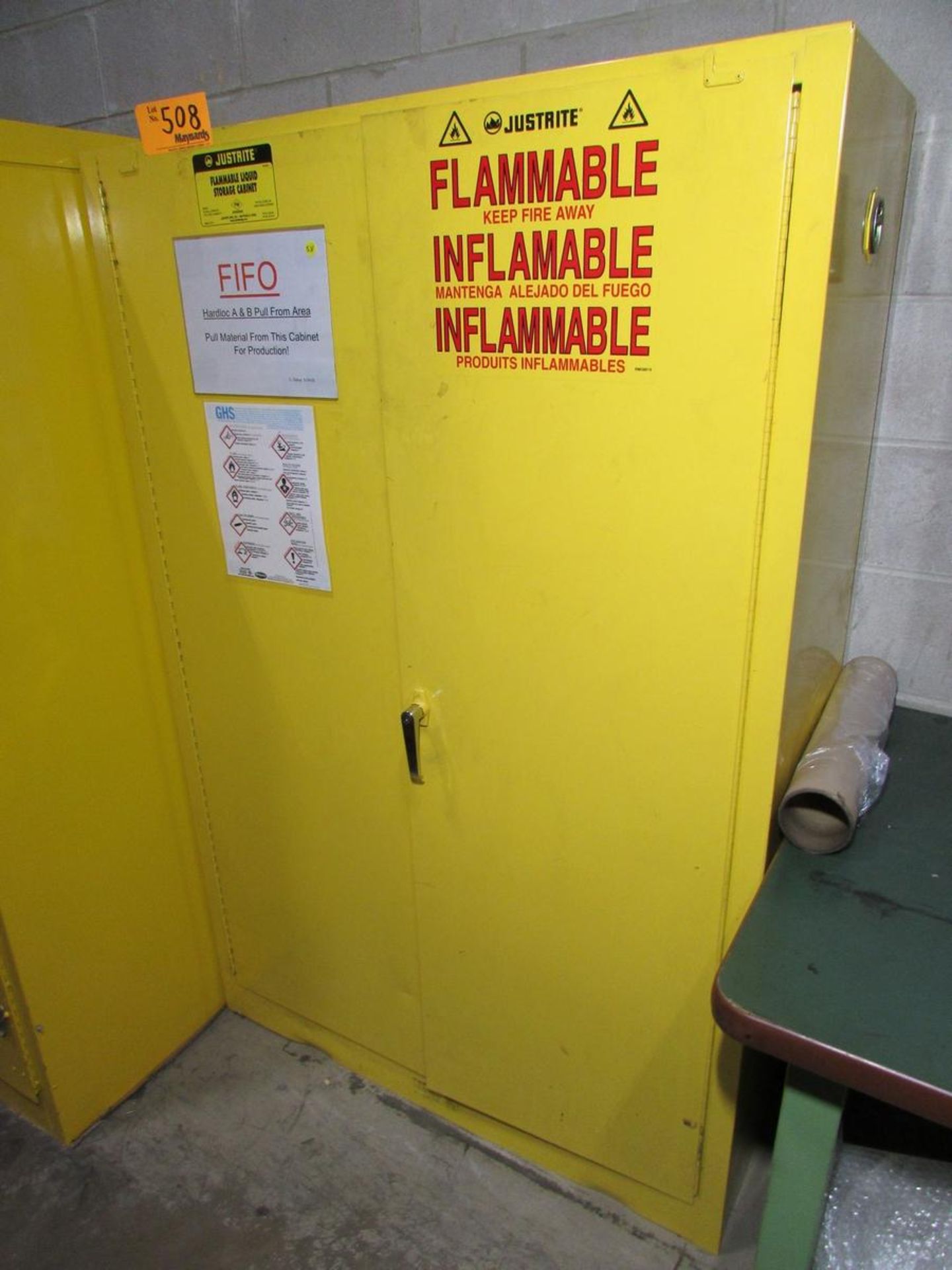 Justrite 25452 45 Gal. Flammable Liquid Storage Cabinet