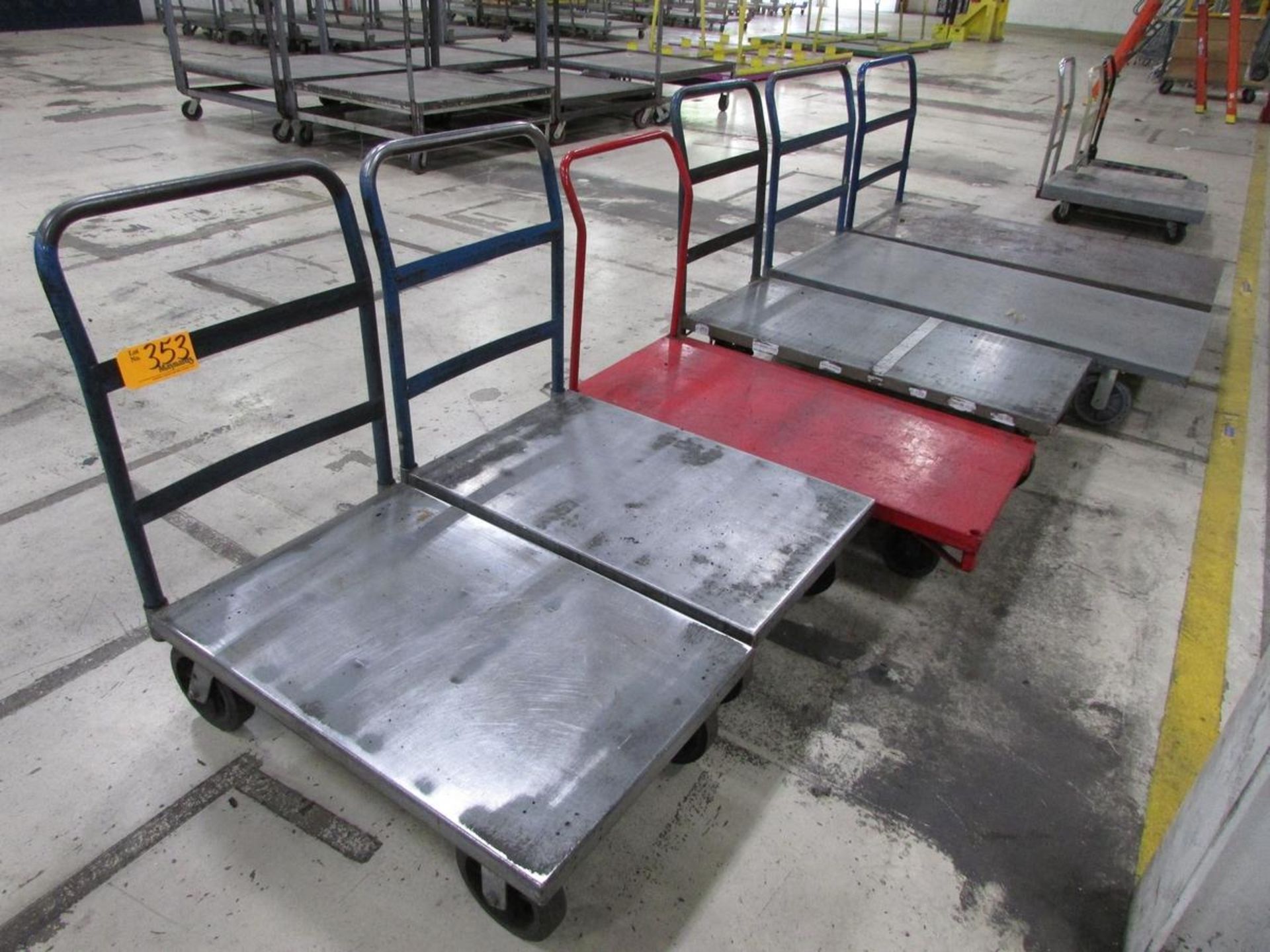 (6) Steel Platform Carts