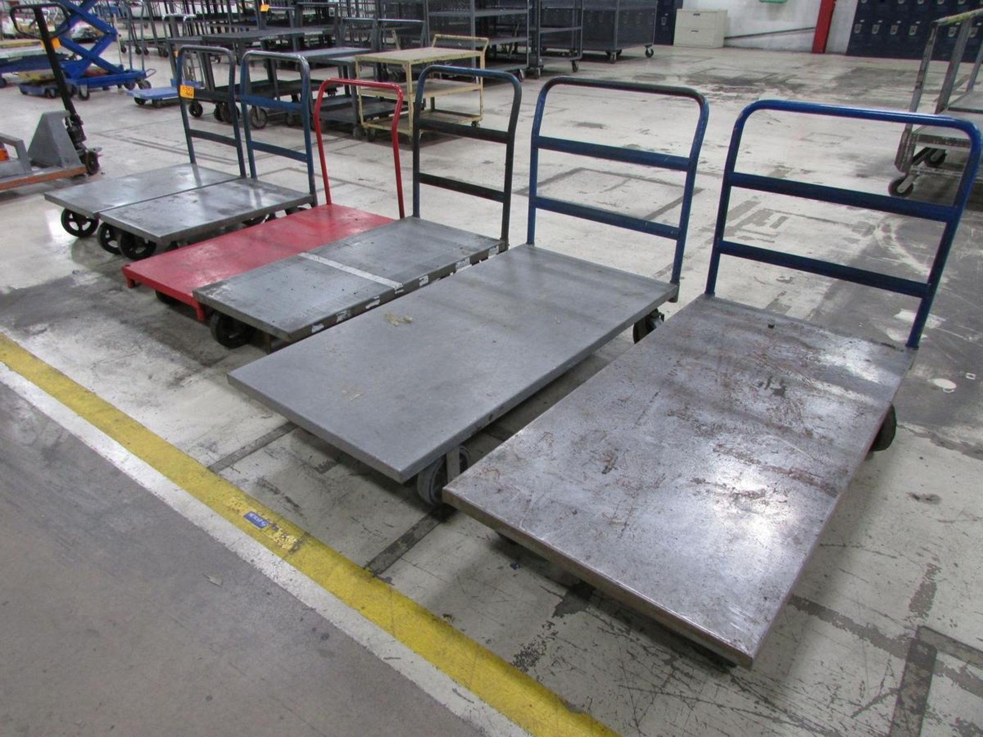 (6) Steel Platform Carts - Image 2 of 2