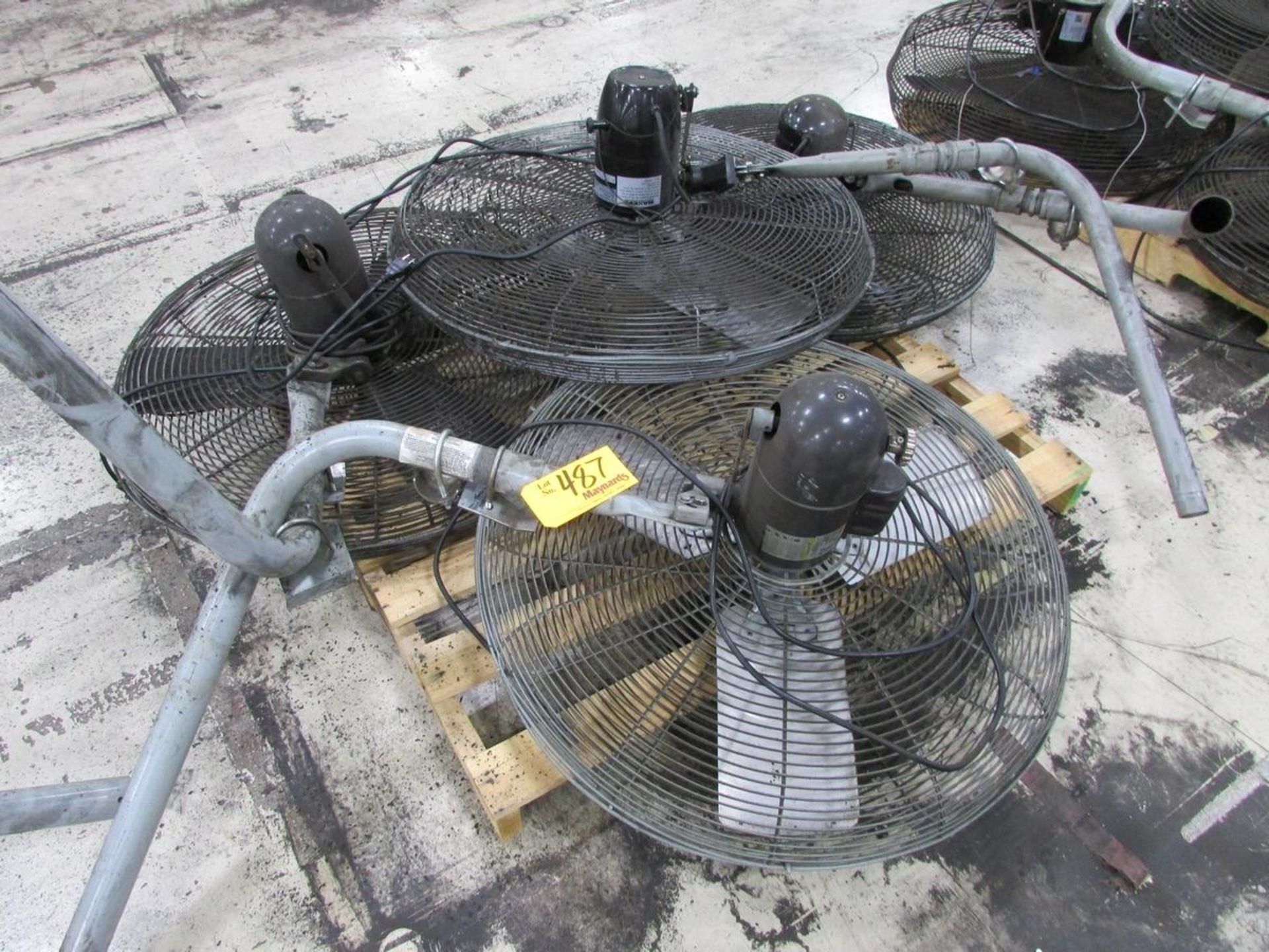 (4) 30" Wall Mounted Fans