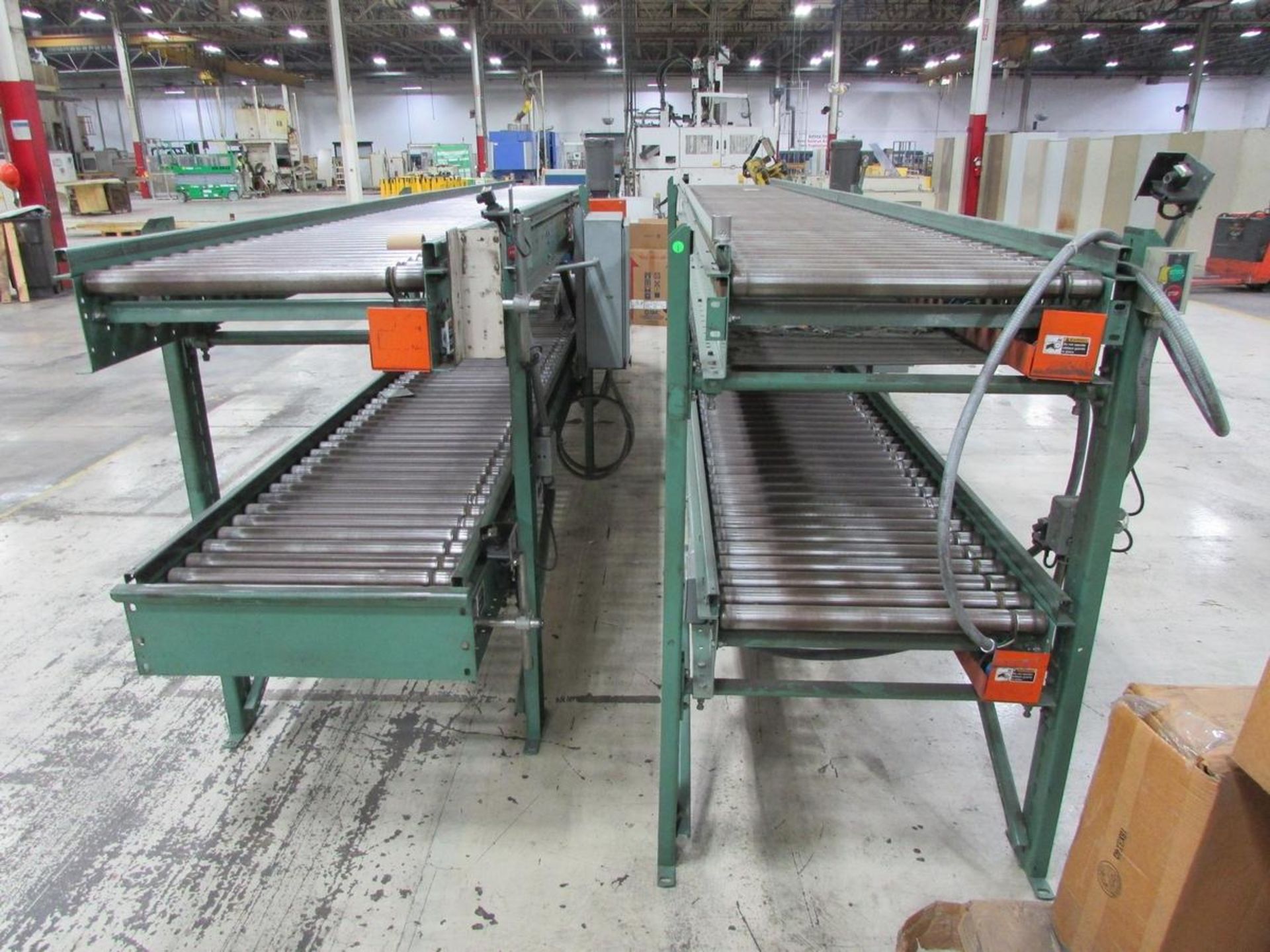 Roach Conveyors (2) 17'x2' Double Deck Powered Roller Conveyor Sections - Image 6 of 6