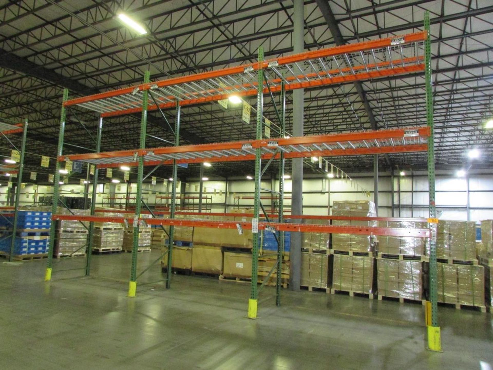 (8) Sections of Adjustable Pallet Racking - Image 3 of 3