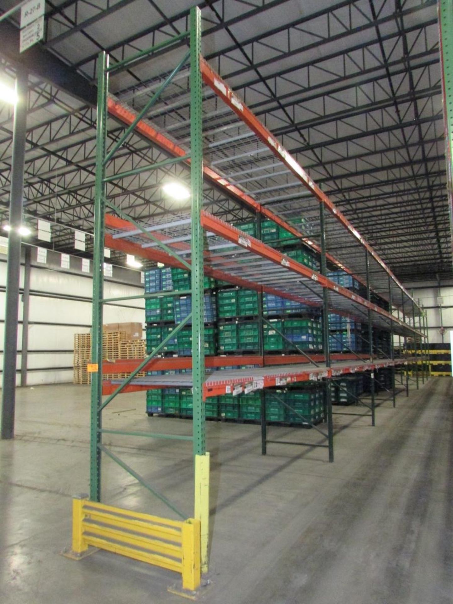 (30) Sections of Adjustable Pallet Racking