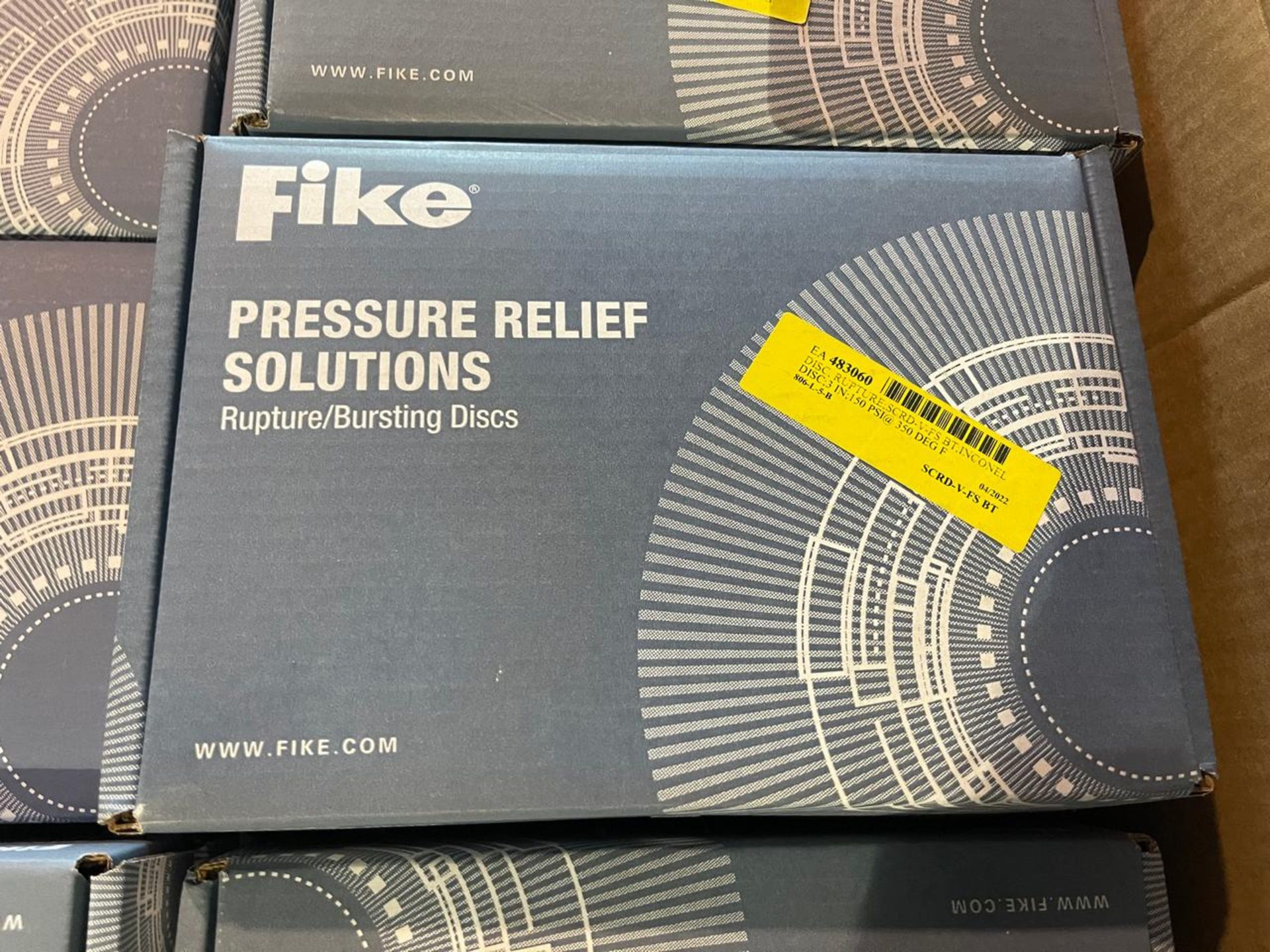 FIKE RUPTURE DISC SIZE 3 INCH scrd-v bt fs cs fike - Image 2 of 3