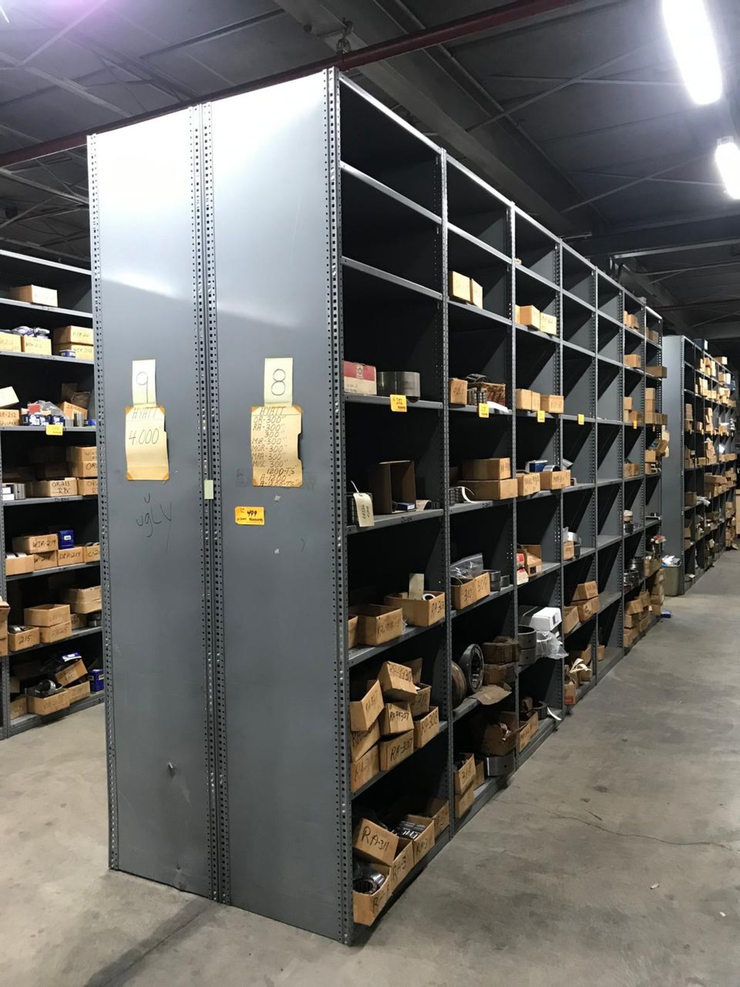 Lot of (14) Sections Heavy Duty Steel Storage Shelves - Image 4 of 4