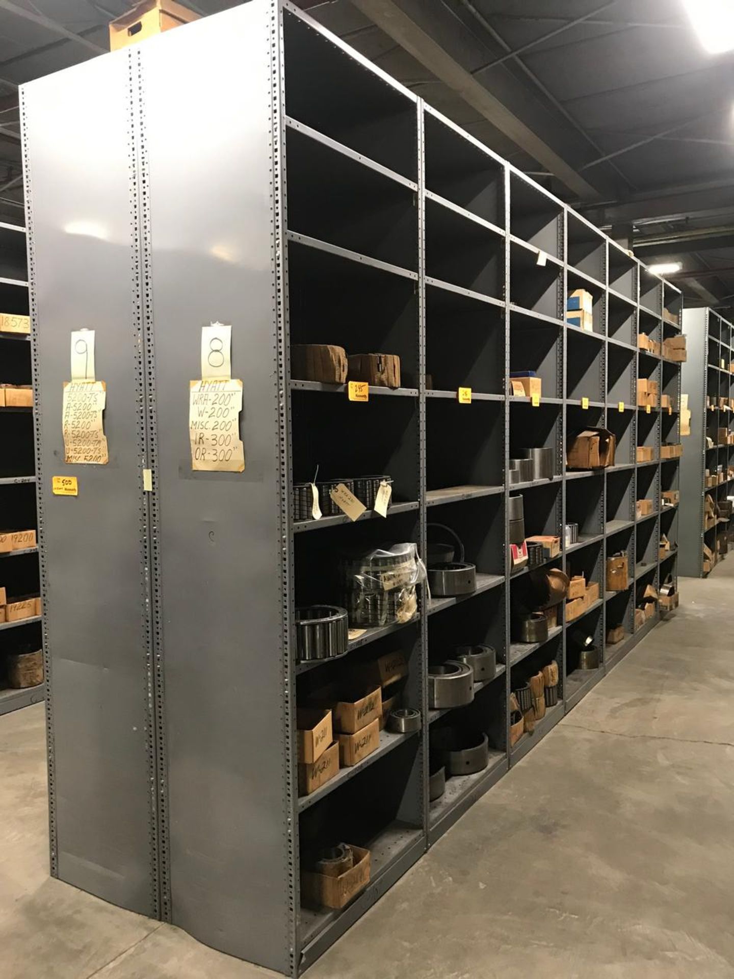 Lot of (14) Sections Heavy Duty Steel Storage Shelves - Image 4 of 4