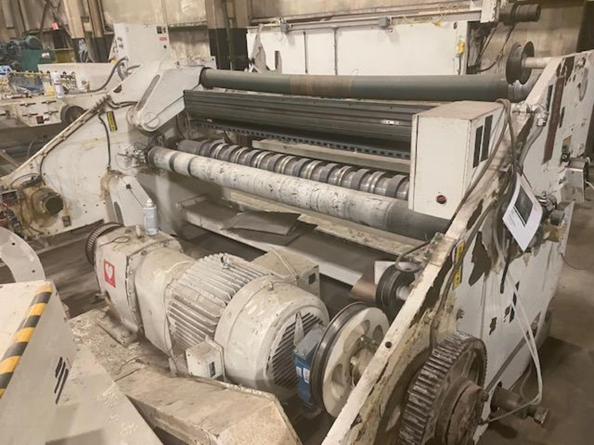 90" EGAN HORIZONTAL TRACK REEL REWINDER WITH SLITTING - Image 4 of 17