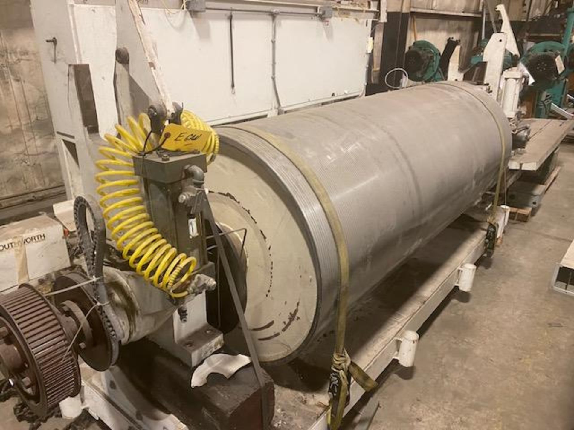 90" EGAN HORIZONTAL TRACK REEL REWINDER WITH SLITTING - Image 9 of 17