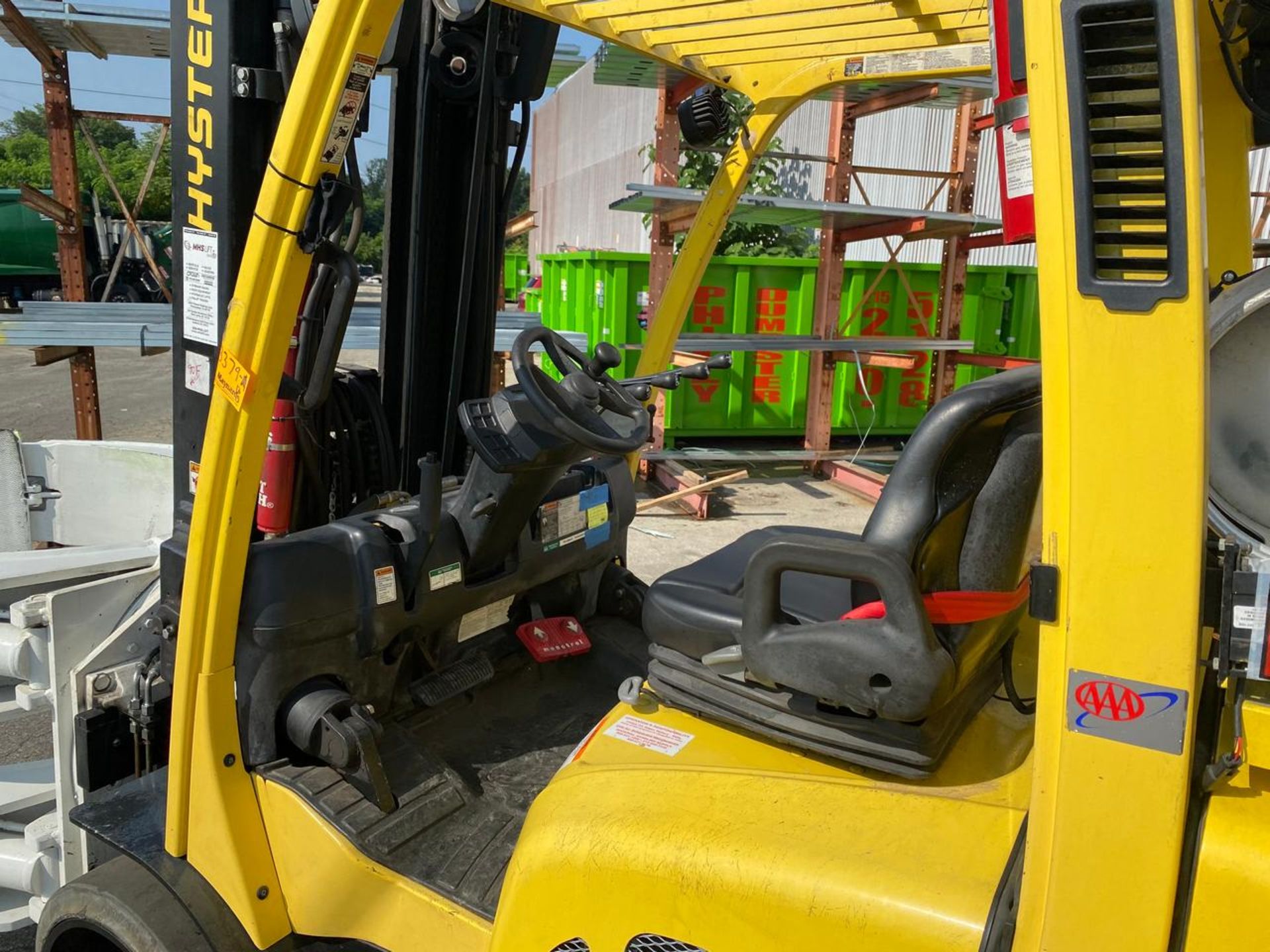 13,500 POUND HYSTER MDL S135FT FORKLIFT ROLL CLAMP TRUCK - Image 5 of 7