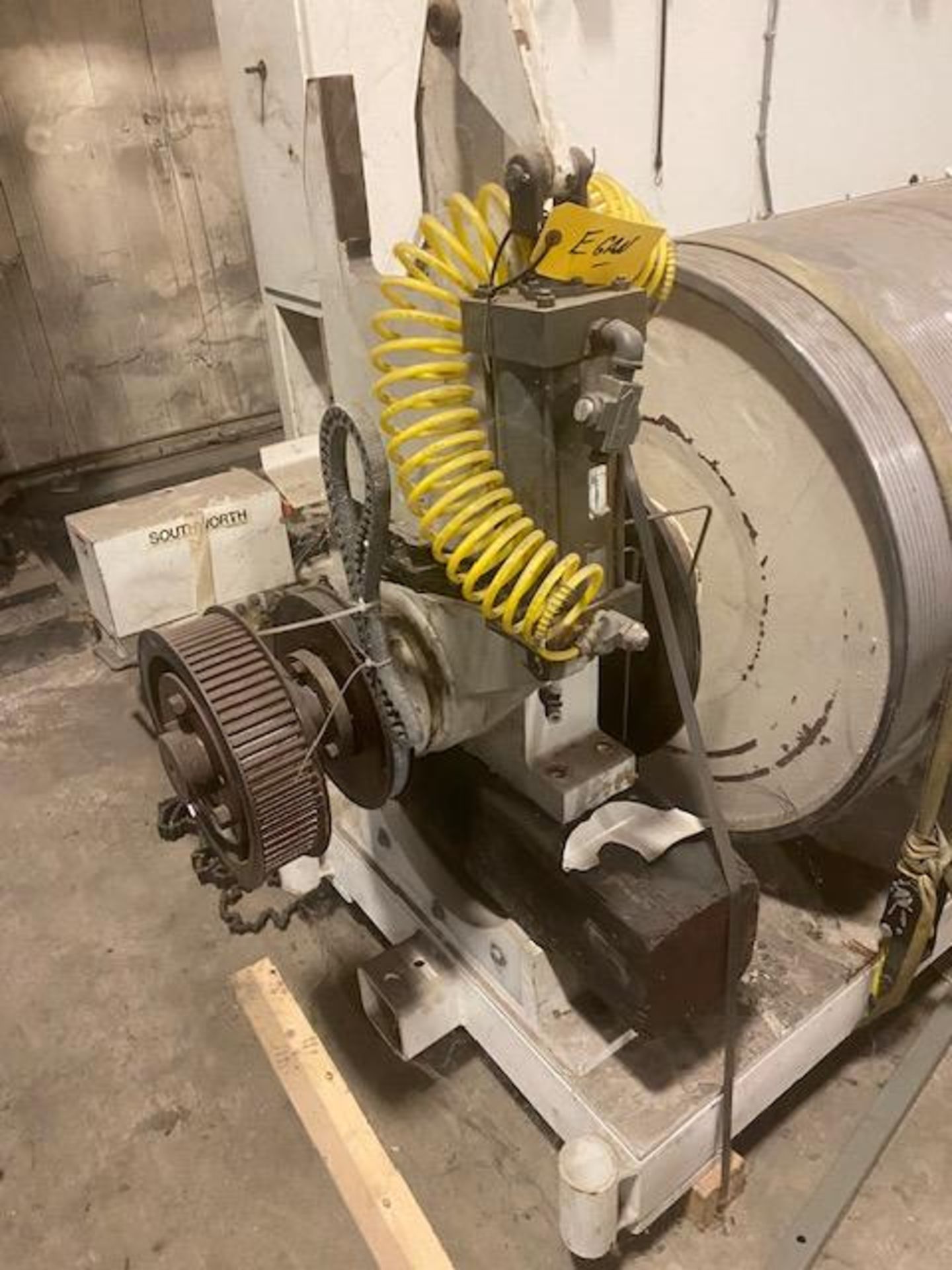 90" EGAN HORIZONTAL TRACK REEL REWINDER WITH SLITTING - Image 8 of 17