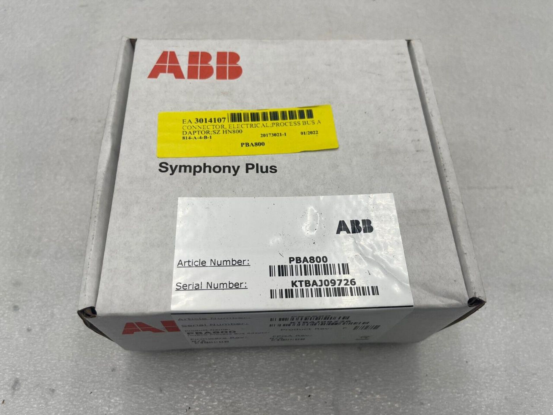 ABB PBA800 Symphony Plus Process Bus Adapter Rev E