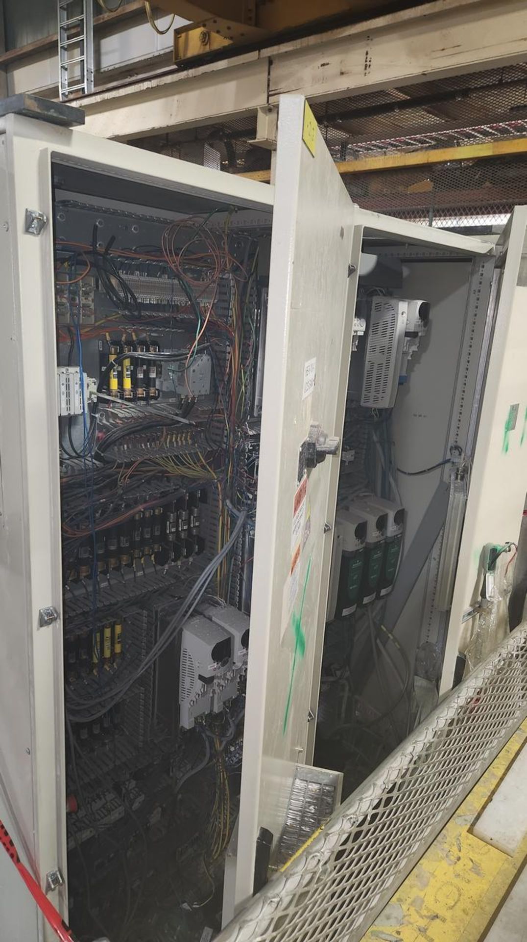 ELECTRICAL CABINET WITH EMERSON UNIDRIVE VFD UNITS