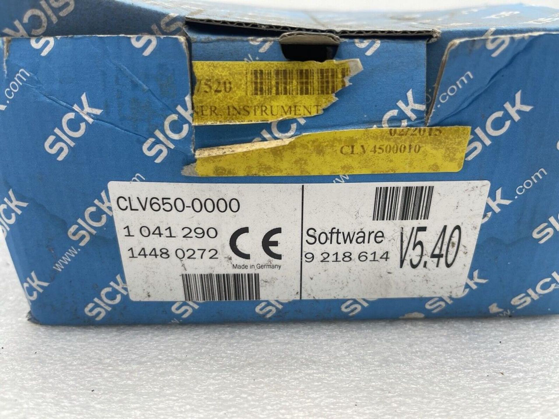 Sick CLV650-0000 Bar Code Scanner 18-30v-dc - Image 2 of 2