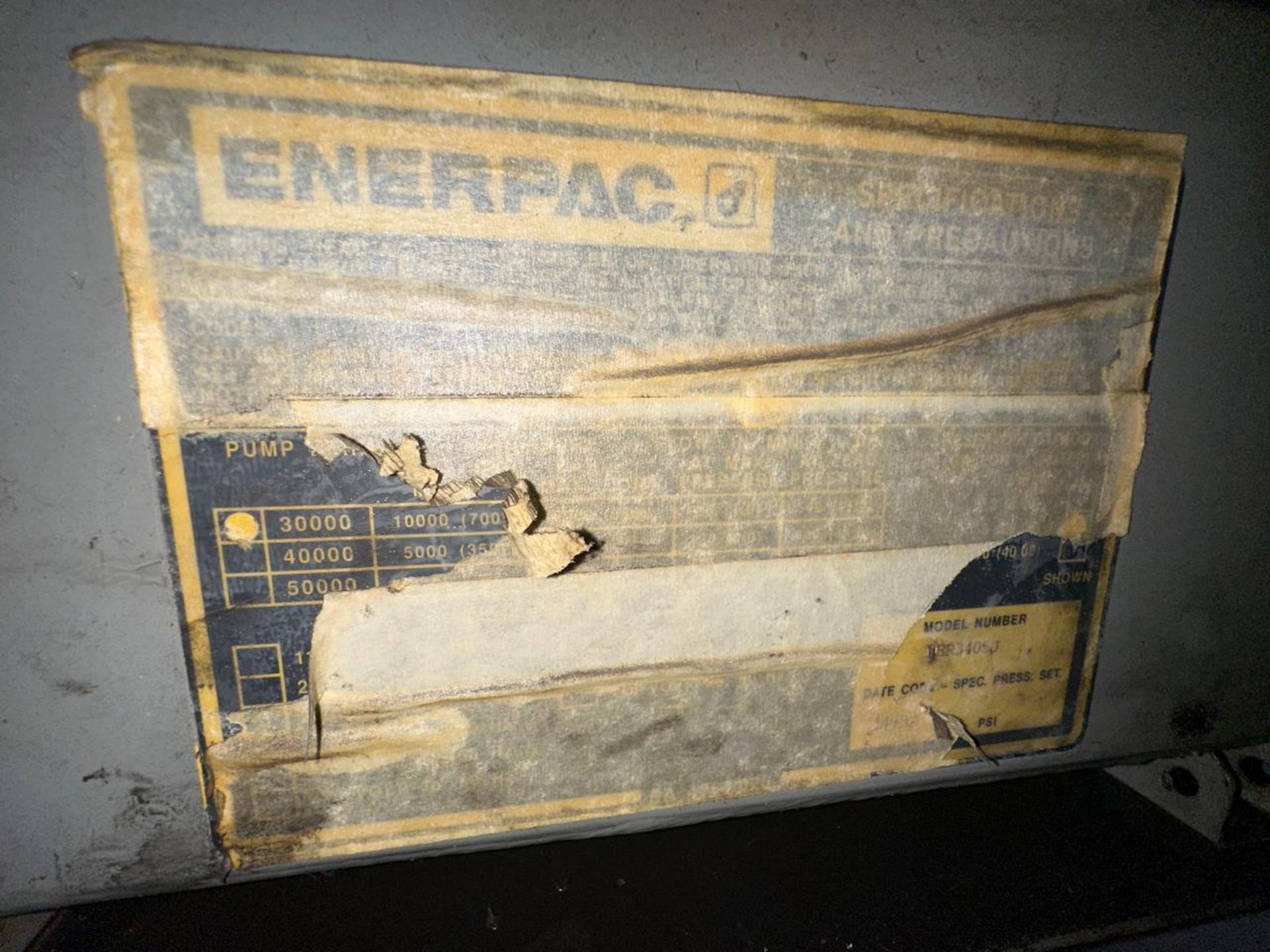 Enerpac ER3405J Hydraulic Press - Image 5 of 6