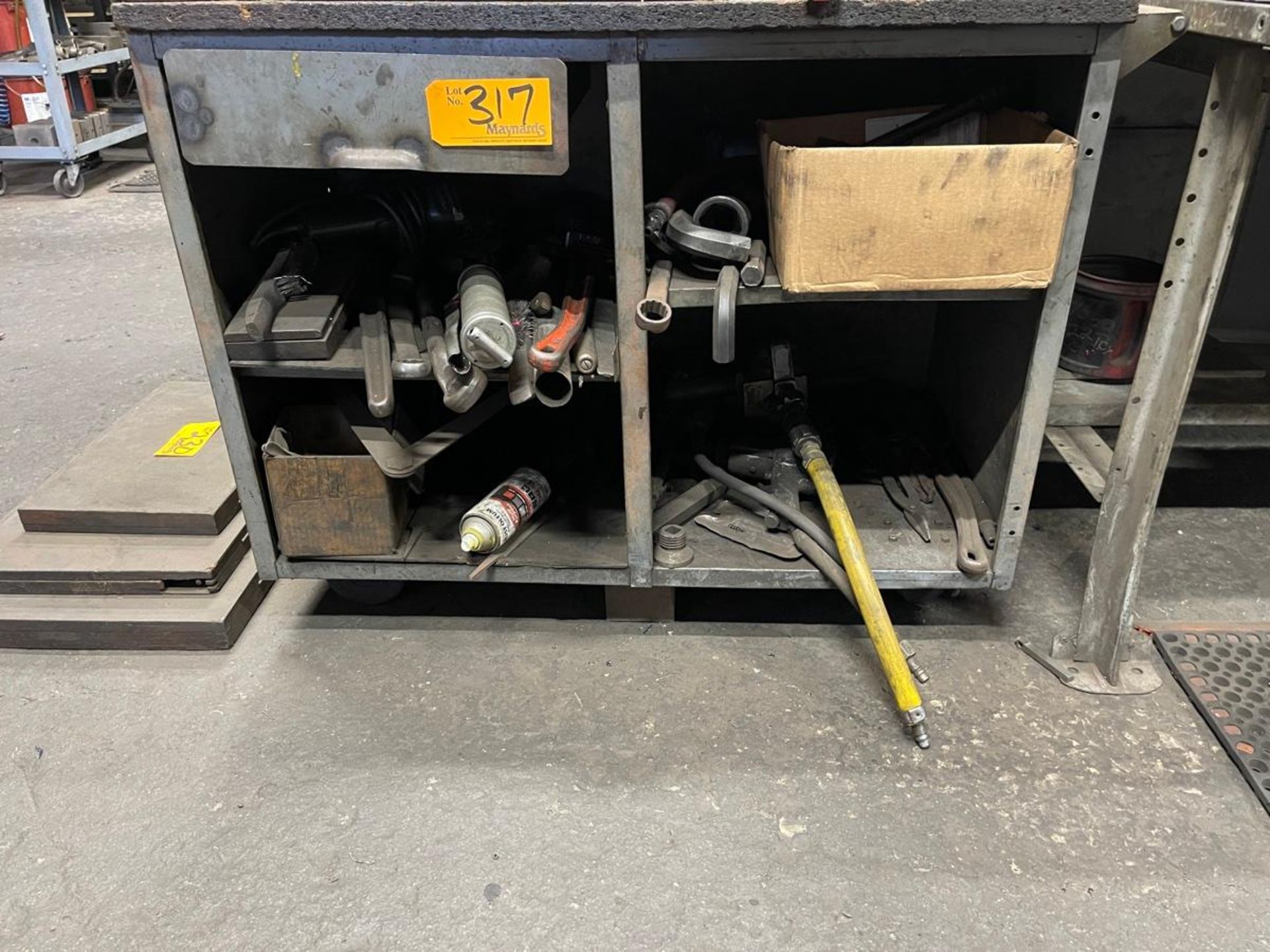 42" Rolling Steel Shop Cart