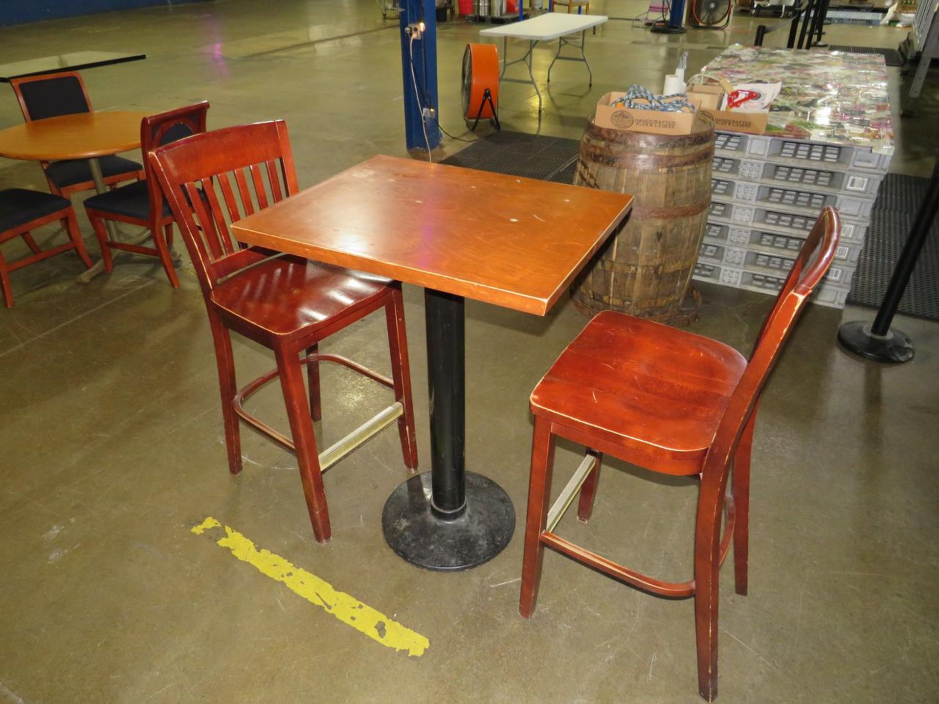 (9) 48'' L x 24'' W Wood Top Tables - Image 7 of 7